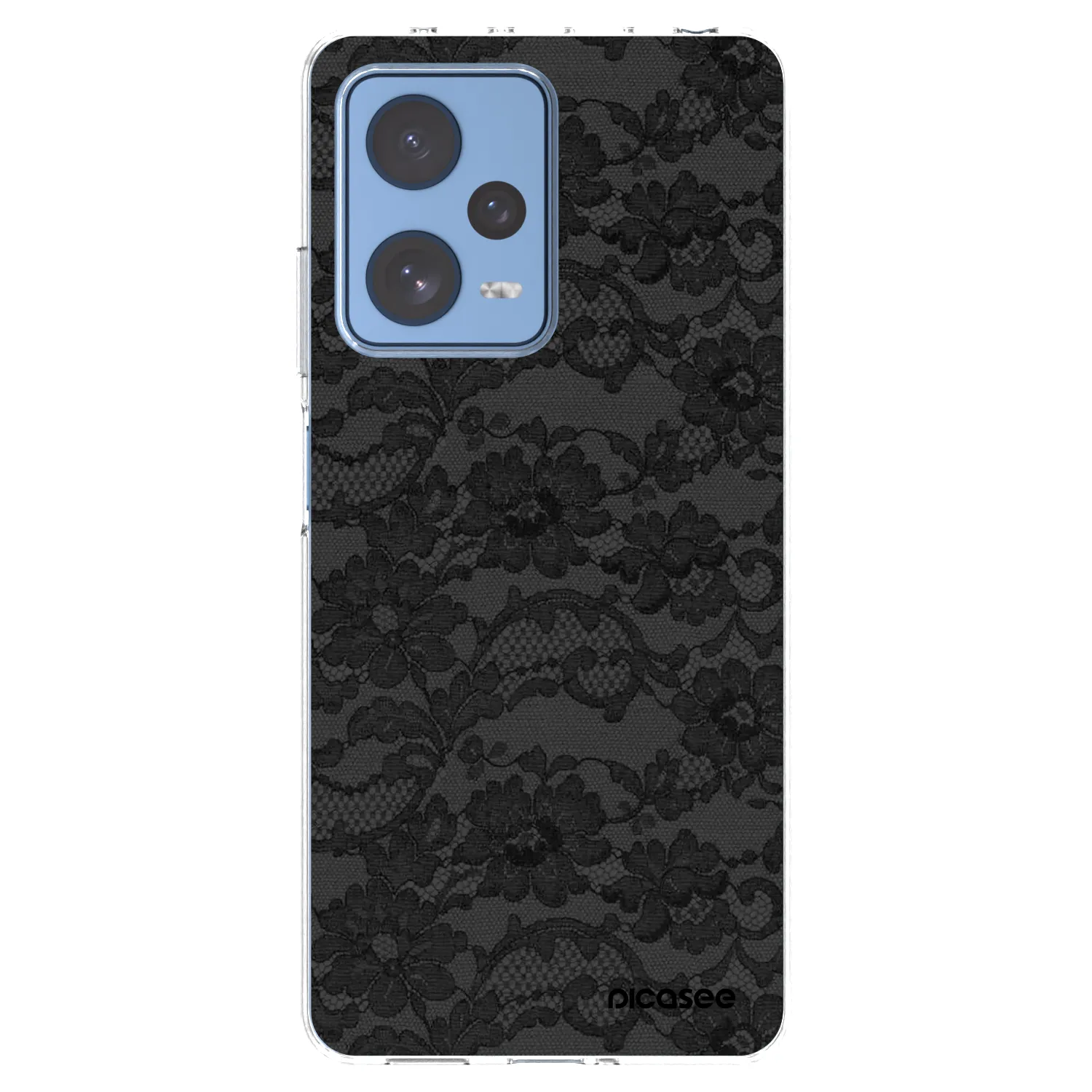 Picasee átlátszó szilikon tok az alábbi mobiltelefonokra Xiaomi Redmi Note 12 Pro 5G - Dark Elegance