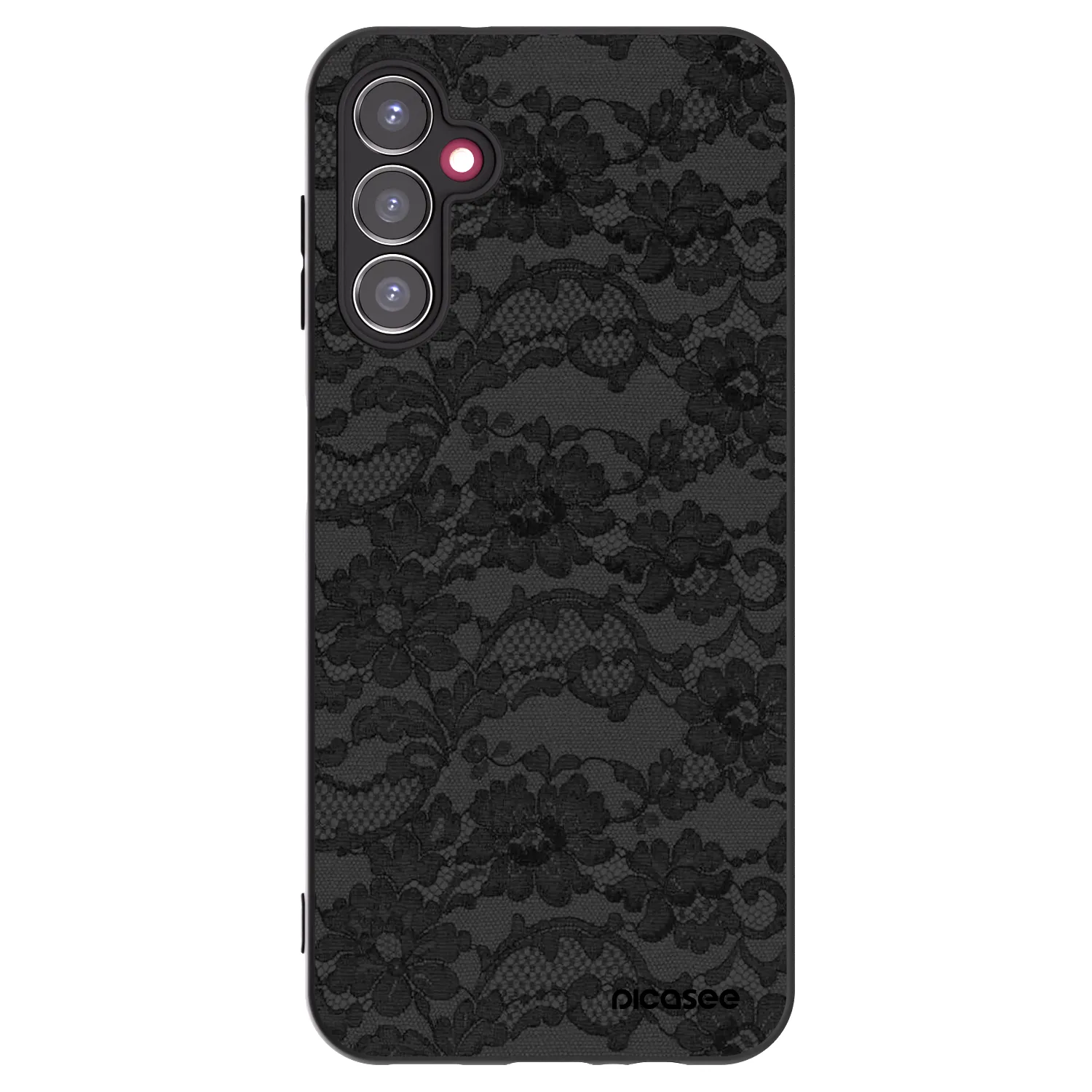 Picasee fekete szilikon tok az alábbi mobiltelefonokra Samsung Galaxy A14 5G A146P - Dark Elegance