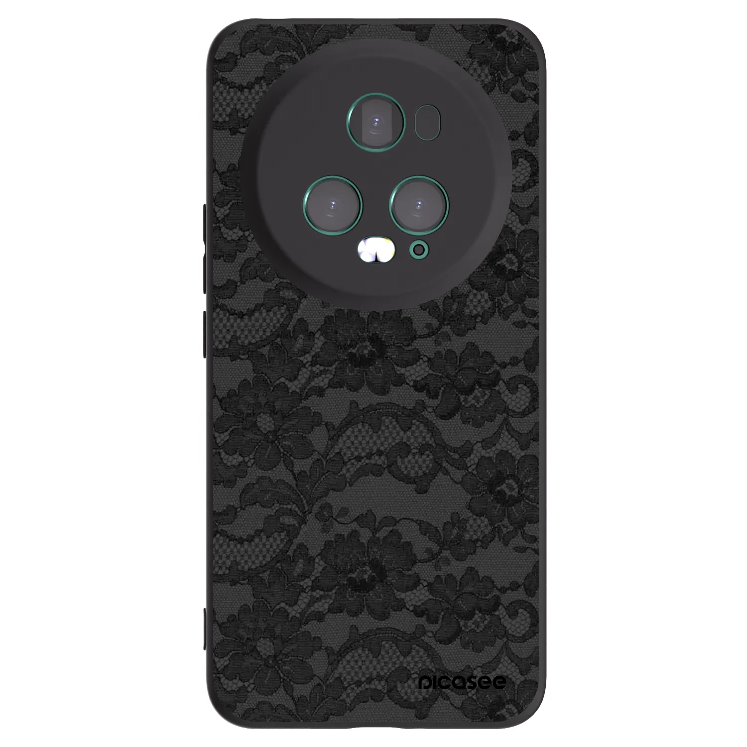 Picasee fekete szilikon tok az alábbi mobiltelefonokra Honor Magic5 Pro - Dark Elegance