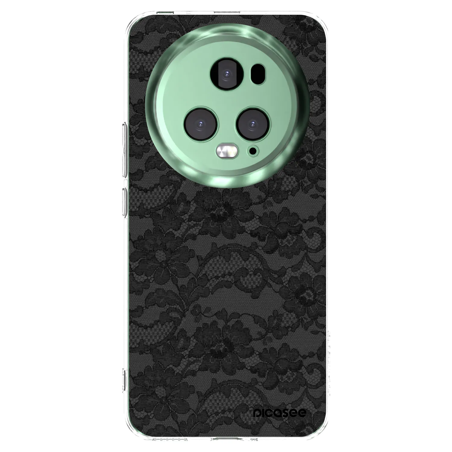 Picasee átlátszó szilikon tok az alábbi mobiltelefonokra Honor Magic5 Pro - Dark Elegance