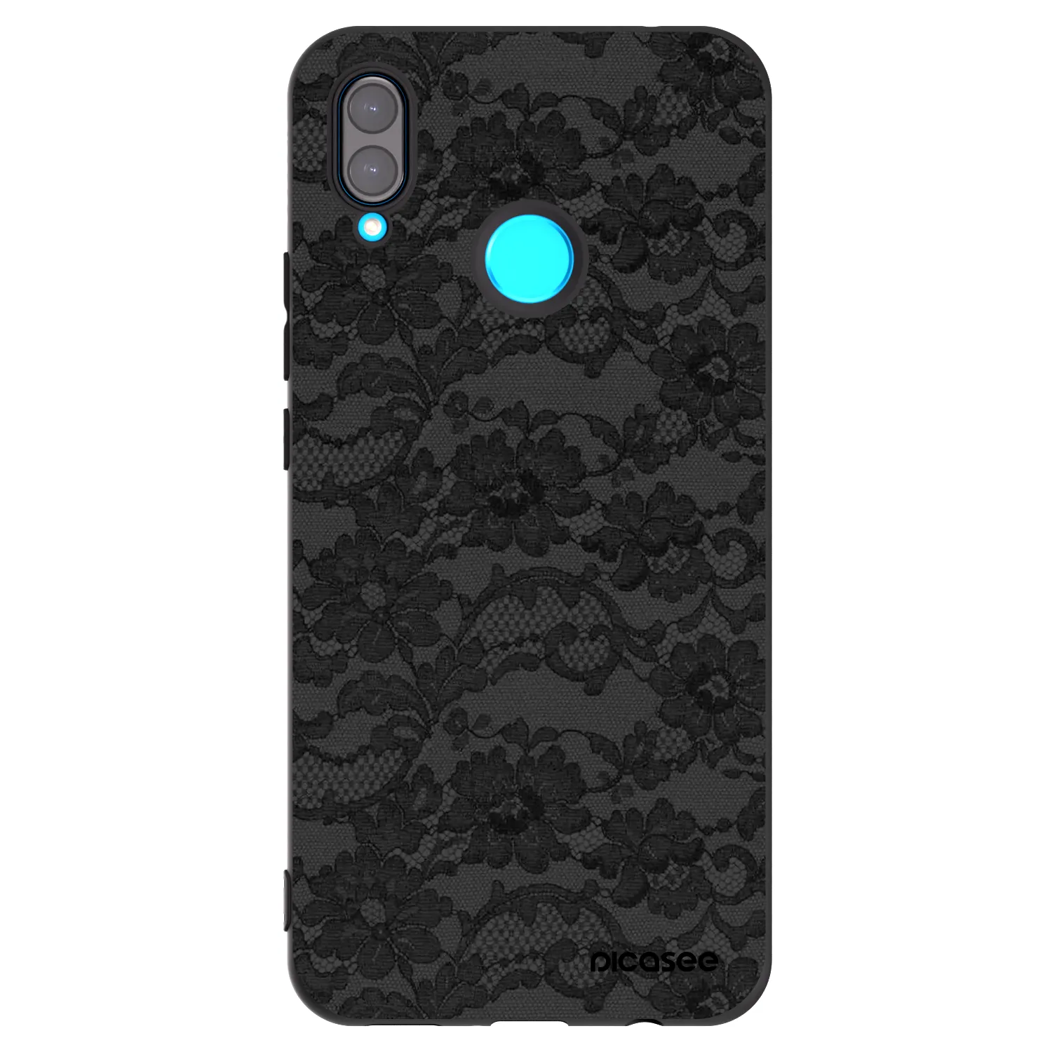 Picasee fekete szilikon tok az alábbi mobiltelefonokra Huawei Nova 3 - Dark Elegance