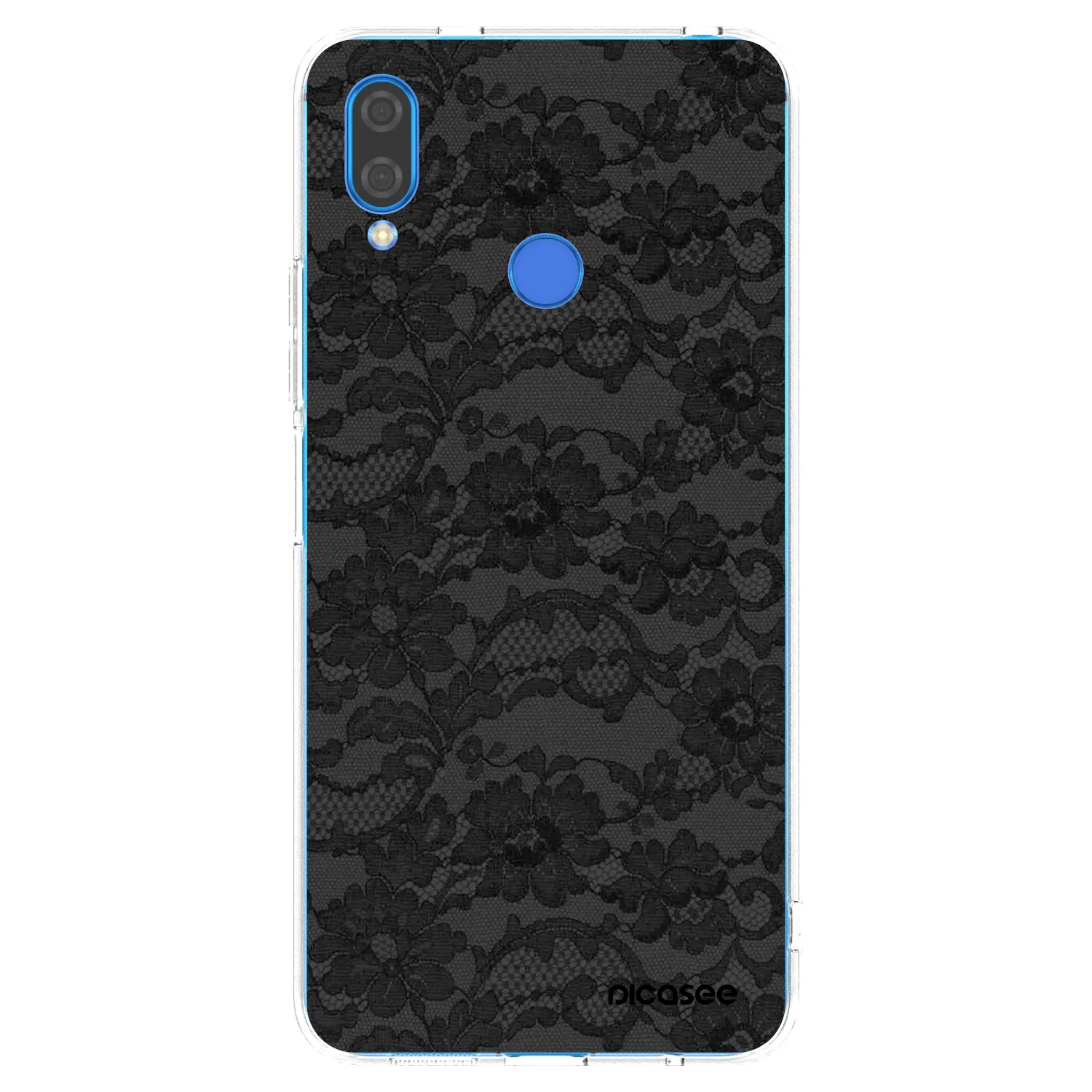 Picasee átlátszó szilikon tok az alábbi mobiltelefonokra Huawei Nova 3i - Dark Elegance