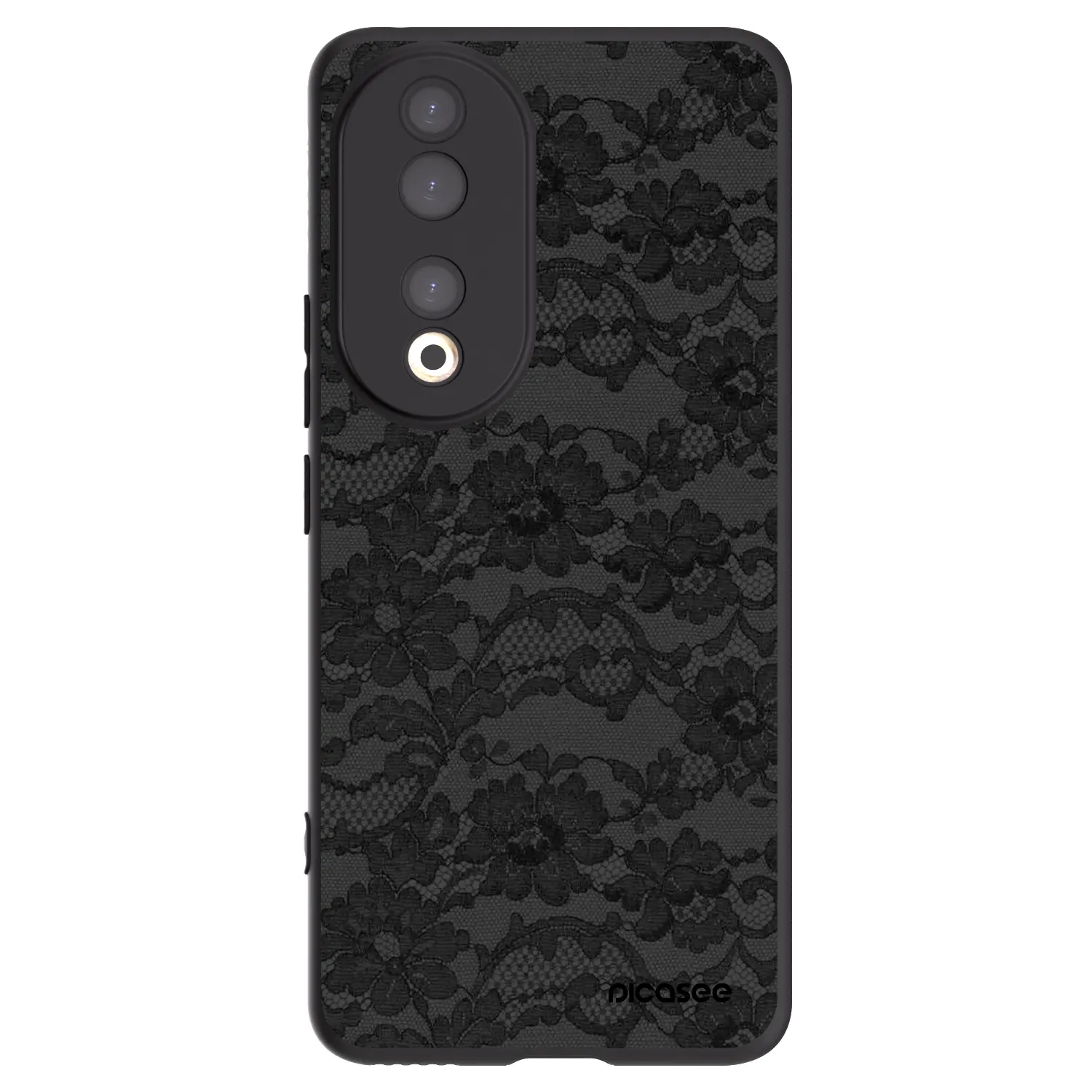 Picasee fekete szilikon tok az alábbi mobiltelefonokra Honor 90 5G - Dark Elegance