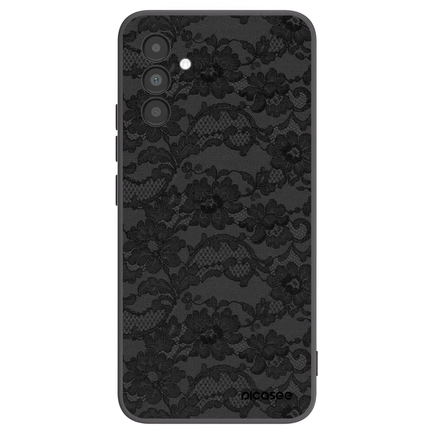 Picasee fekete szilikon tok az alábbi mobiltelefonokra Samsung Galaxy A04s A047F - Dark Elegance