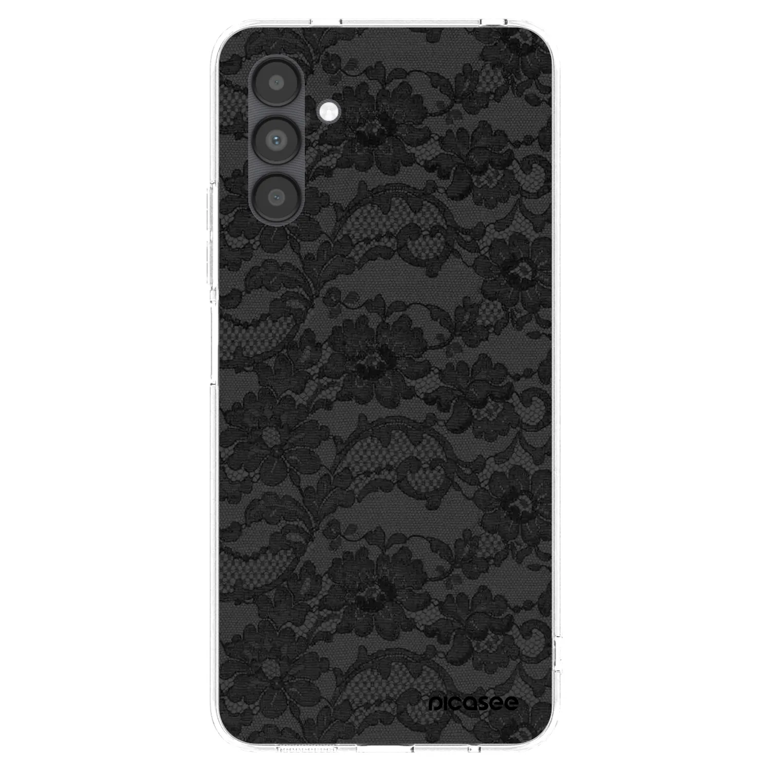 Picasee átlátszó szilikon tok az alábbi mobiltelefonokra Samsung Galaxy A04s A047F - Dark Elegance