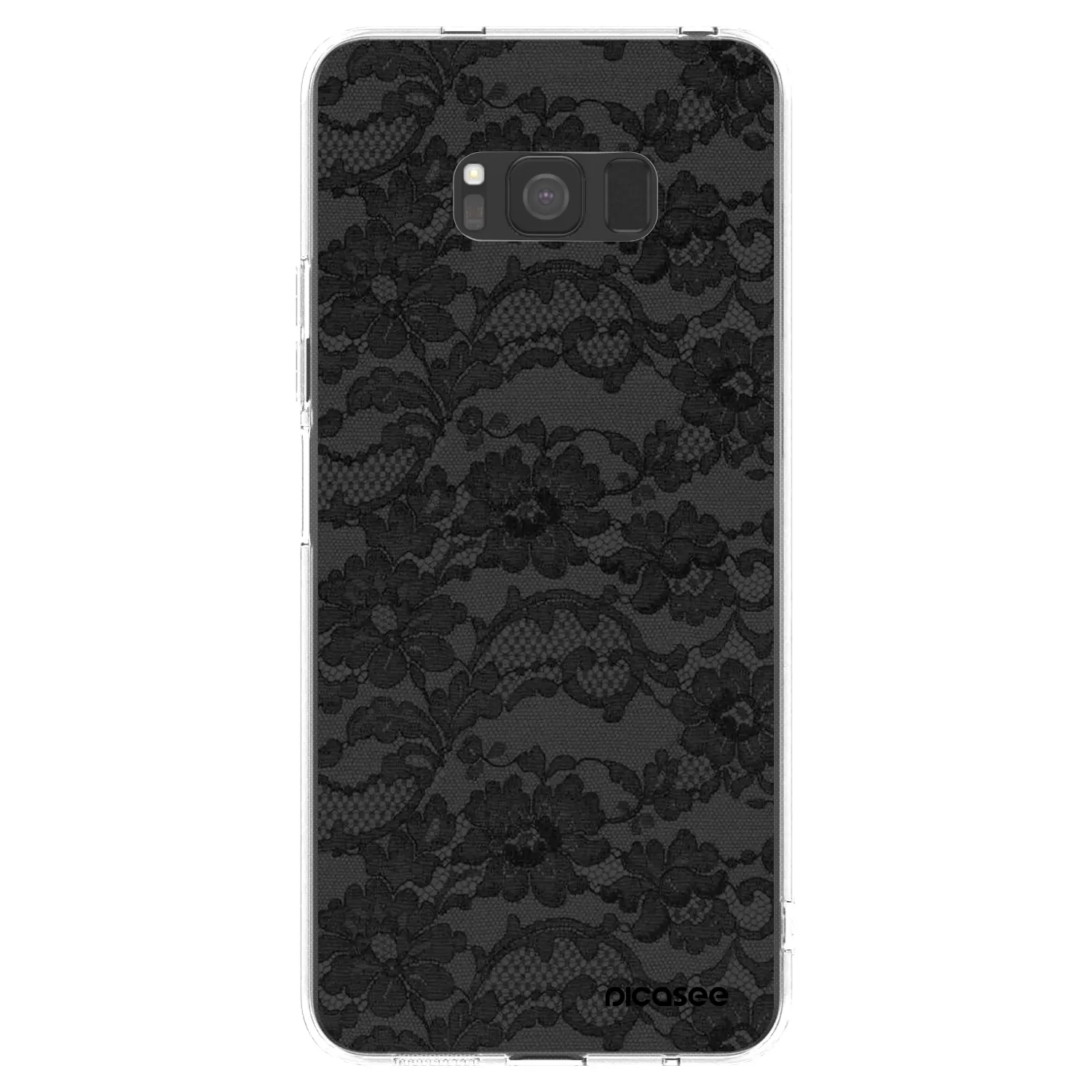 Picasee átlátszó szilikon tok az alábbi mobiltelefonokra Samsung Galaxy S8 G950F - Dark Elegance