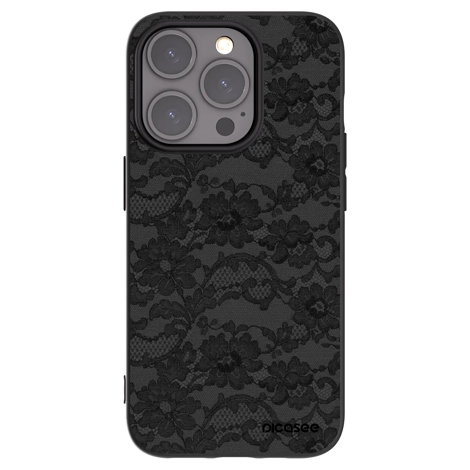 Picasee fekete szilikon tok az alábbi mobiltelefonokra Apple iPhone 15 Pro - Dark Elegance