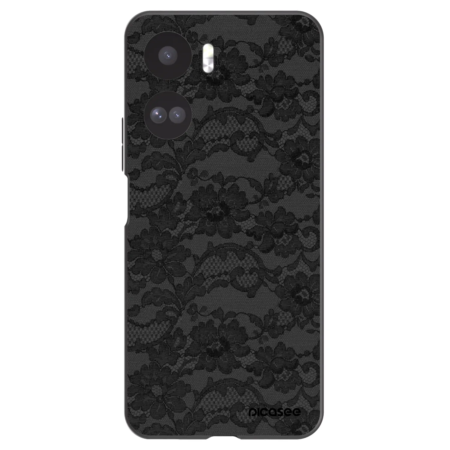 Picasee fekete szilikon tok az alábbi mobiltelefonokra Honor 90 Lite 5G - Dark Elegance