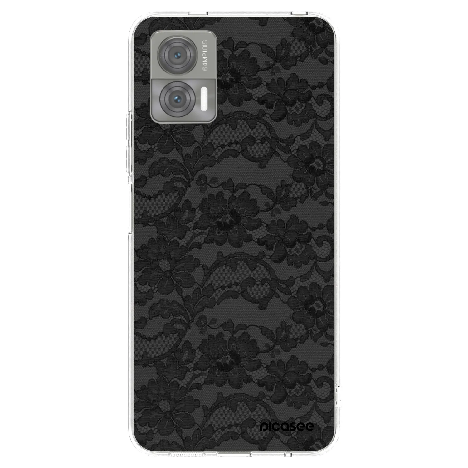 Picasee átlátszó szilikon tok az alábbi mobiltelefonokra Motorola Edge 30 Neo - Dark Elegance