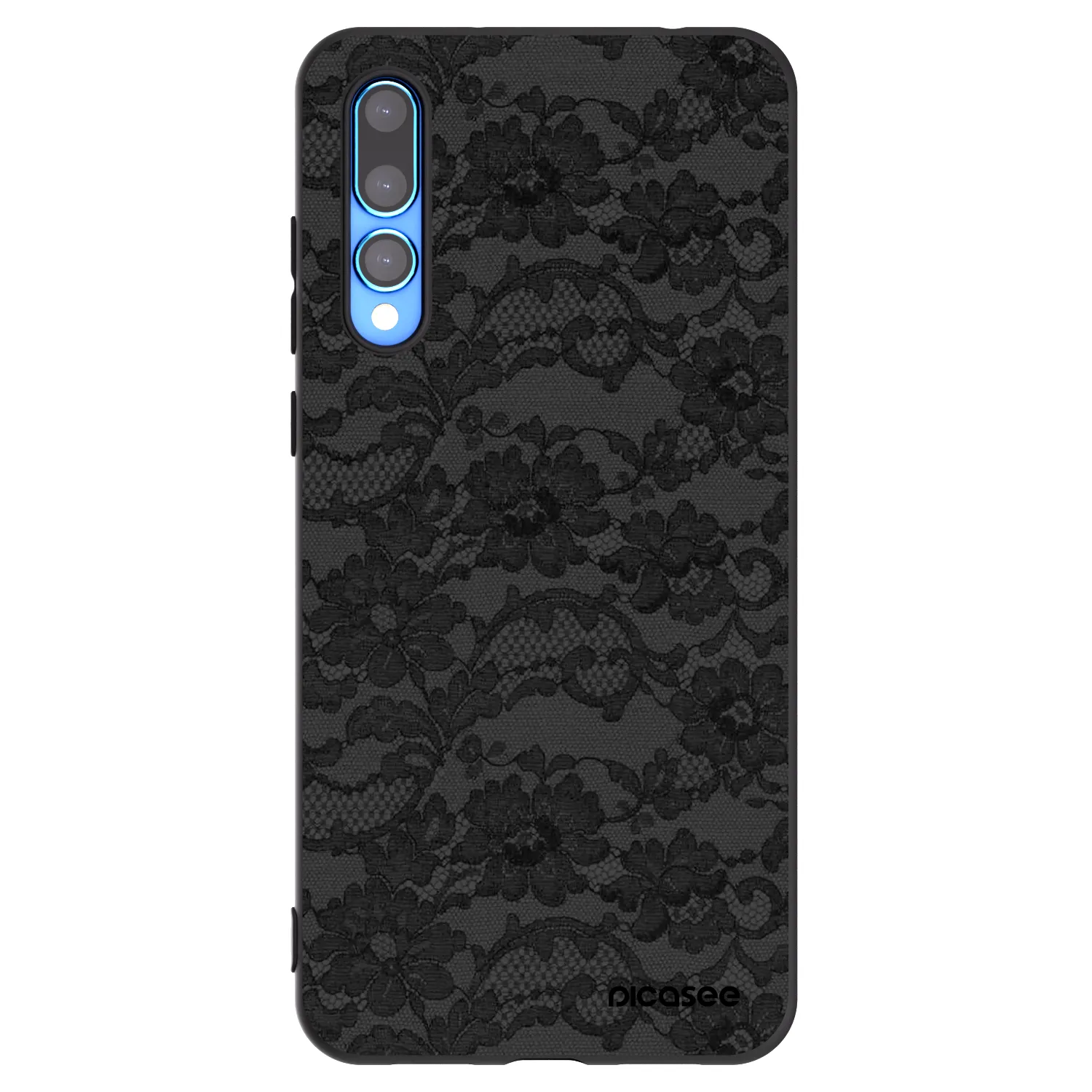 Picasee fekete szilikon tok az alábbi mobiltelefonokra Huawei P20 Pro - Dark Elegance