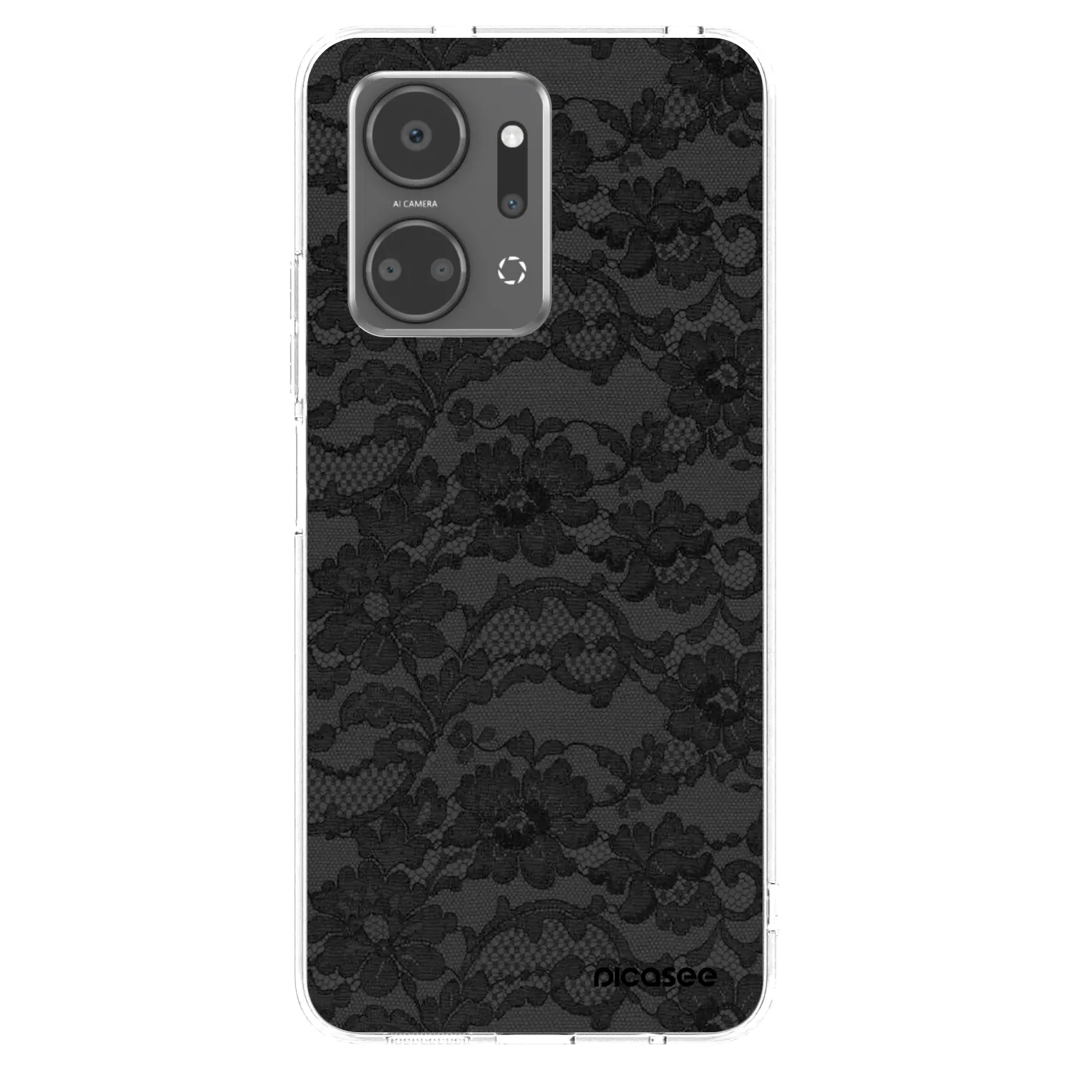 Picasee átlátszó szilikon tok az alábbi mobiltelefonokra Honor X7a - Dark Elegance