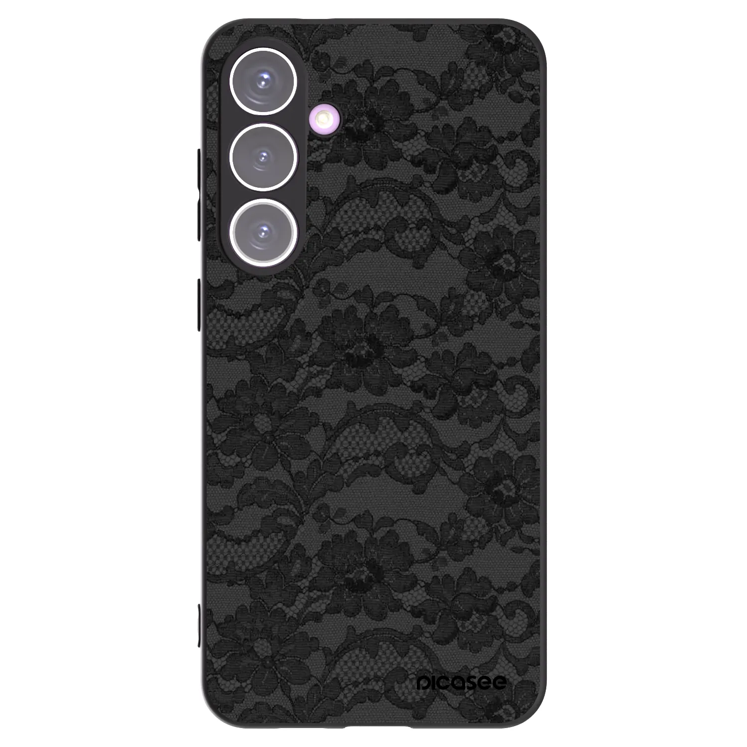 Picasee fekete szilikon tok az alábbi mobiltelefonokra Samsung Galaxy S24+ S926B 5G - Dark Elegance