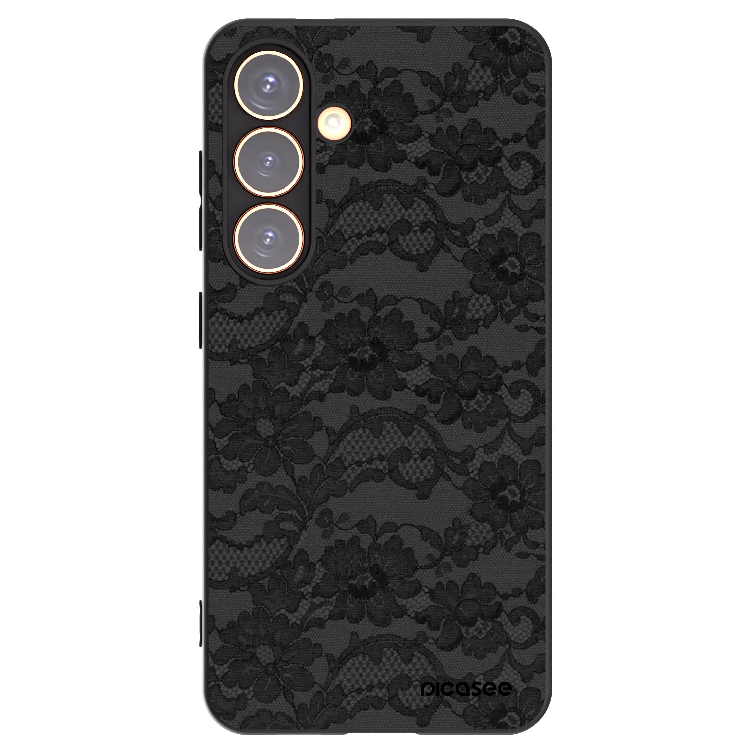 Picasee fekete szilikon tok az alábbi mobiltelefonokra Samsung Galaxy S24 S921B 5G - Dark Elegance