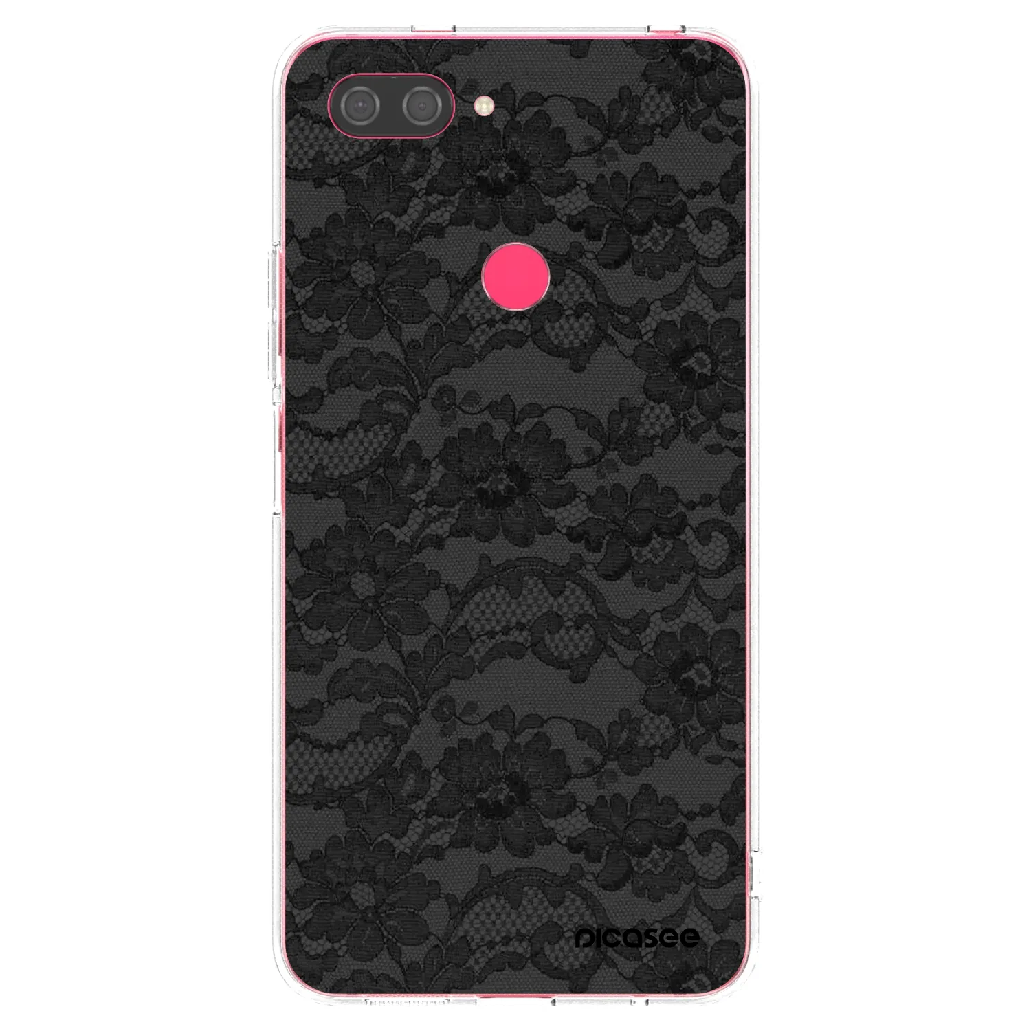 Picasee átlátszó szilikon tok az alábbi mobiltelefonokra Xiaomi Mi 8 Lite - Dark Elegance