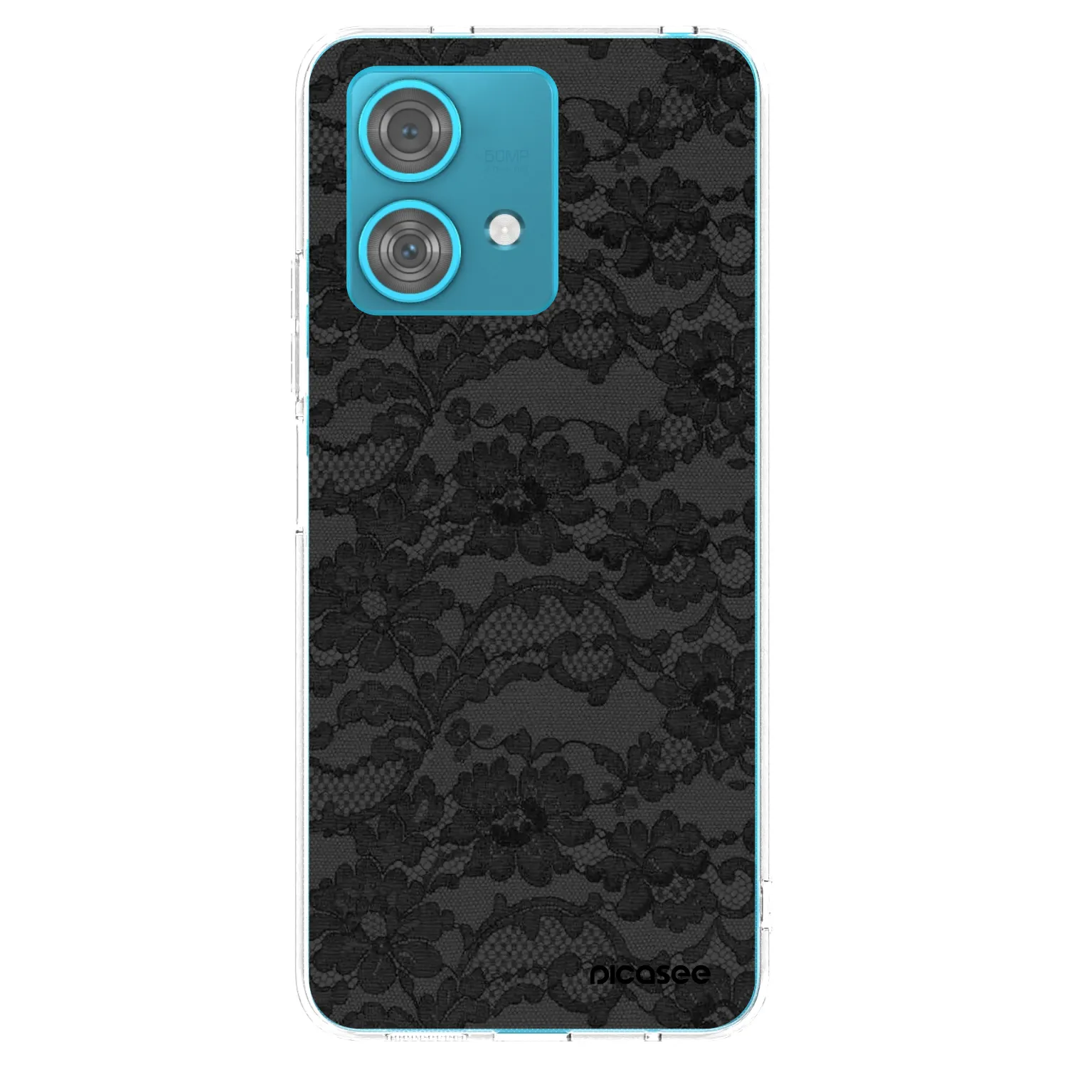 Picasee átlátszó szilikon tok az alábbi mobiltelefonokra Motorola Edge 40 Neo - Dark Elegance