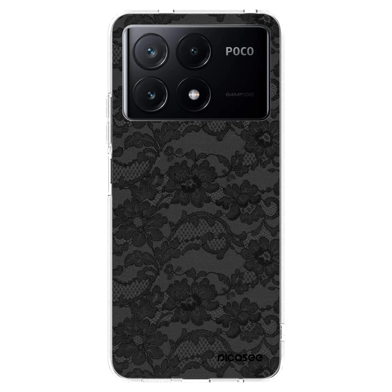 Picasee átlátszó szilikon tok az alábbi mobiltelefonokra Xiaomi Poco X6 Pro - Dark Elegance