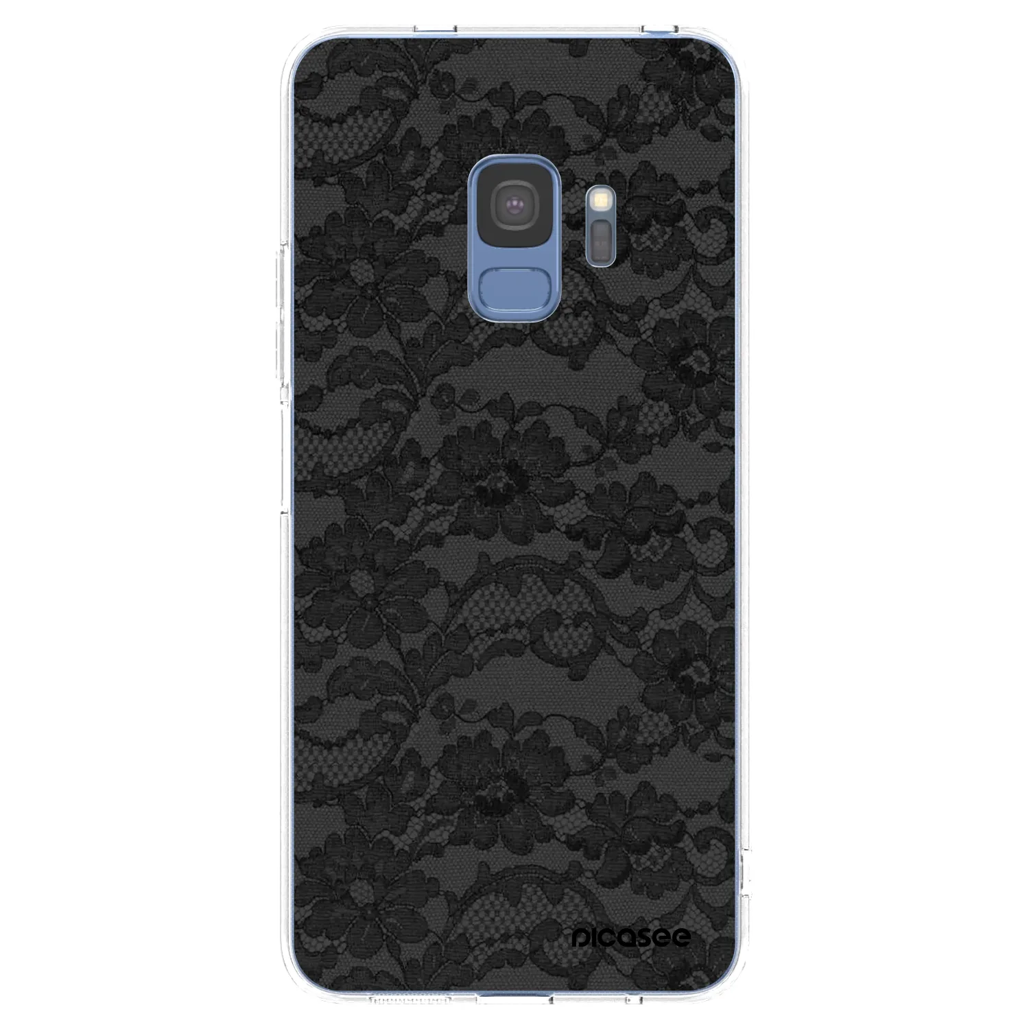 Picasee átlátszó szilikon tok az alábbi mobiltelefonokra Samsung Galaxy S9 G960F - Dark Elegance
