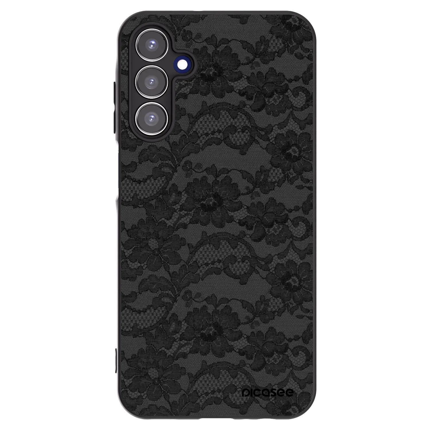 Picasee fekete szilikon tok az alábbi mobiltelefonokra Samsung Galaxy A15 A155F 4G - Dark Elegance