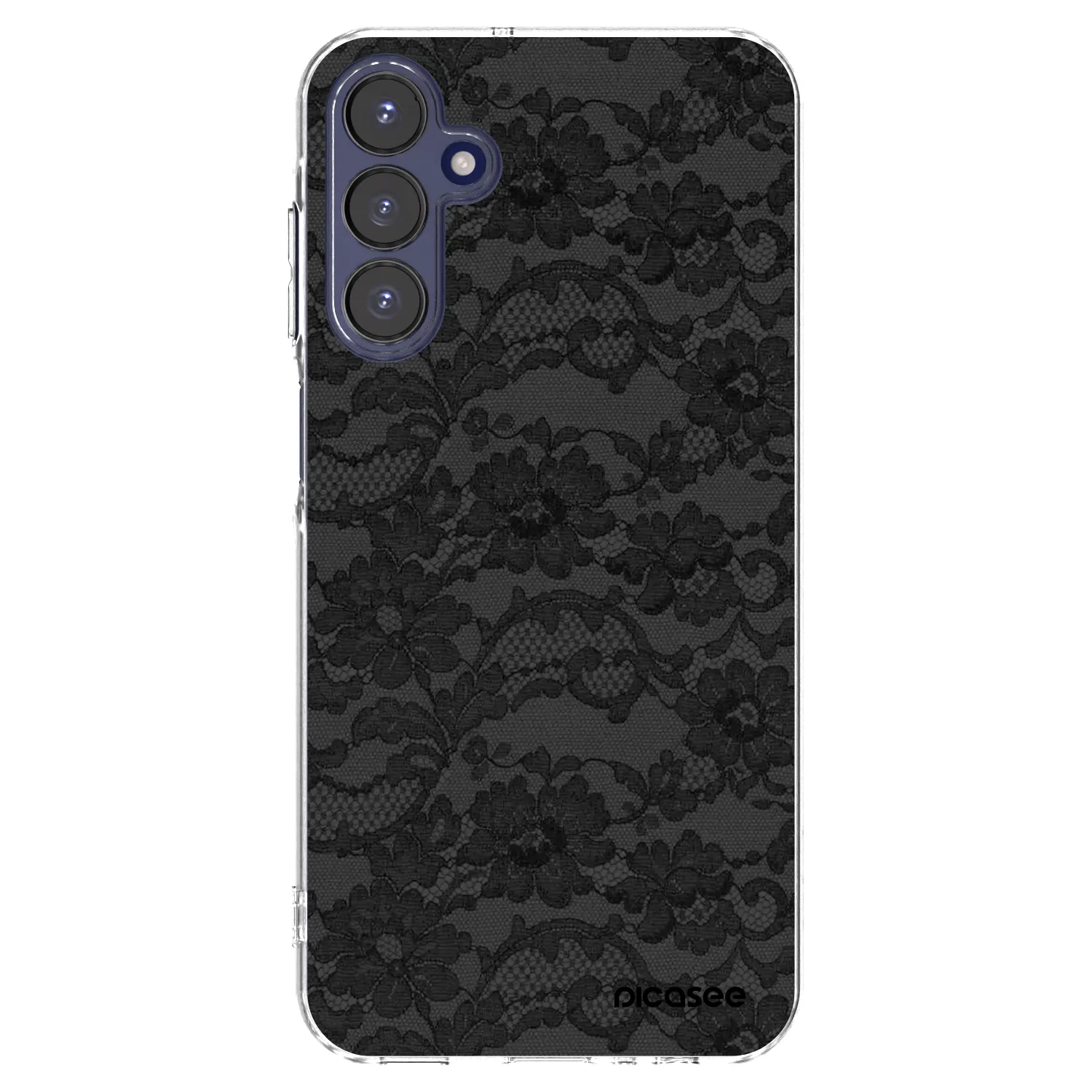 Picasee átlátszó szilikon tok az alábbi mobiltelefonokra Samsung Galaxy A15 A155F 4G - Dark Elegance