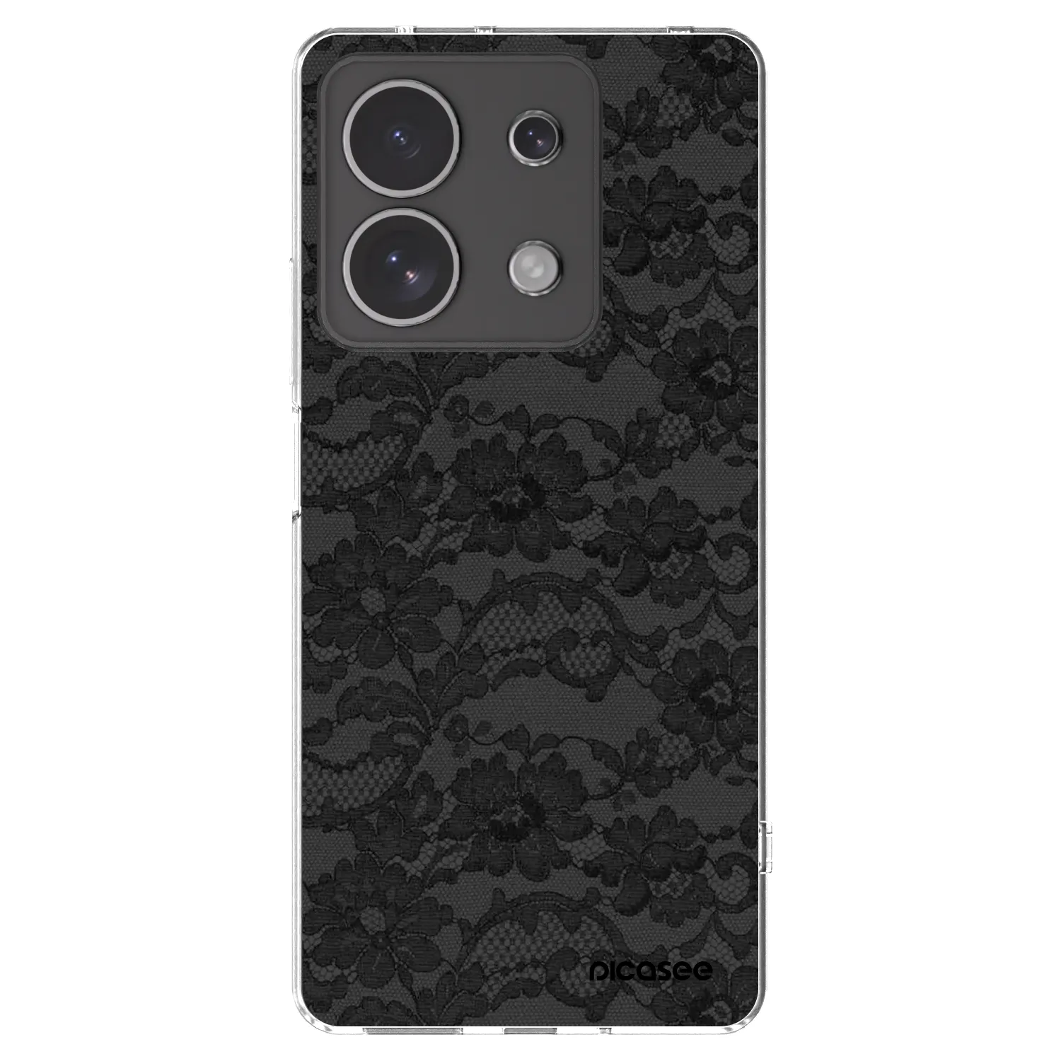 Picasee átlátszó szilikon tok az alábbi mobiltelefonokra Xiaomi Redmi Note 13 4G - Dark Elegance