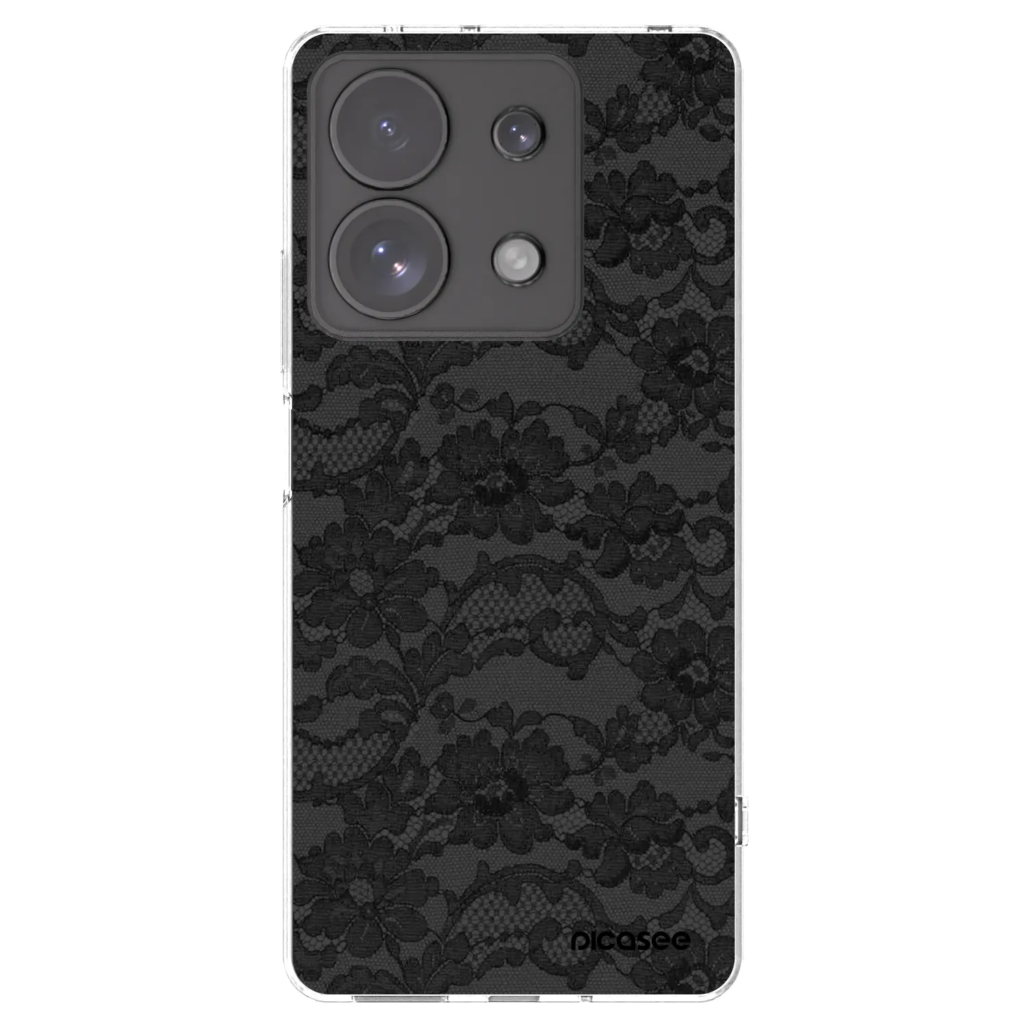Picasee átlátszó szilikon tok az alábbi mobiltelefonokra Xiaomi Redmi Note 13 Pro 4G - Dark Elegance