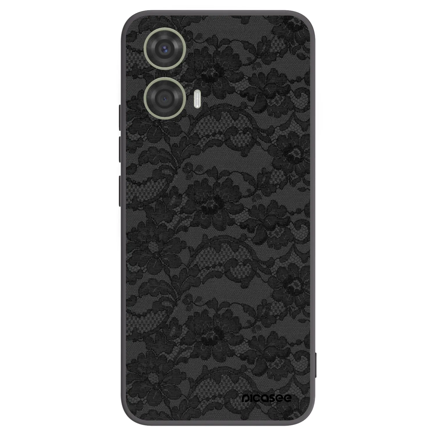 Picasee fekete szilikon tok az alábbi mobiltelefonokra Motorola Moto G24 - Dark Elegance