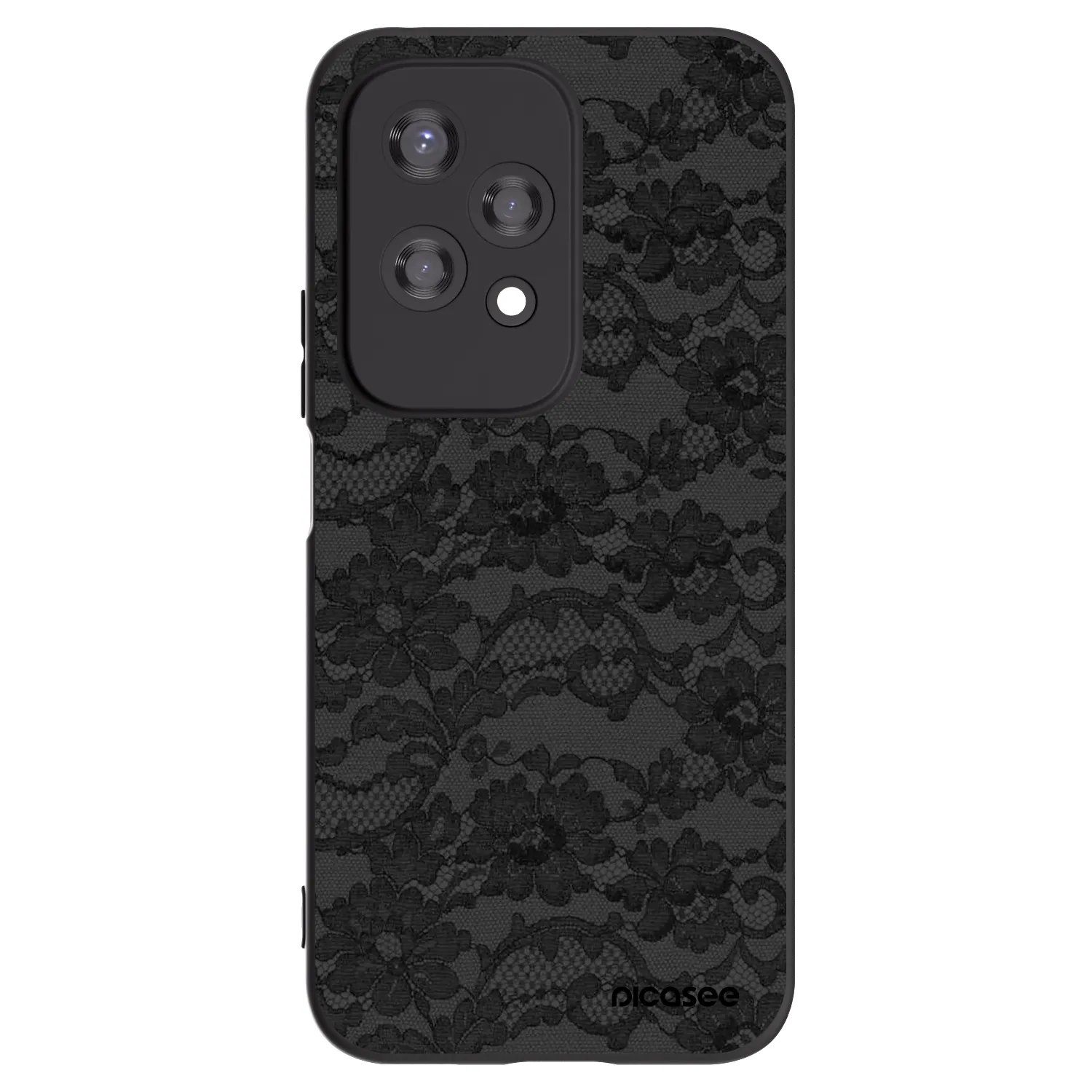 Picasee fekete szilikon tok az alábbi mobiltelefonokra Honor 200 Lite - Dark Elegance