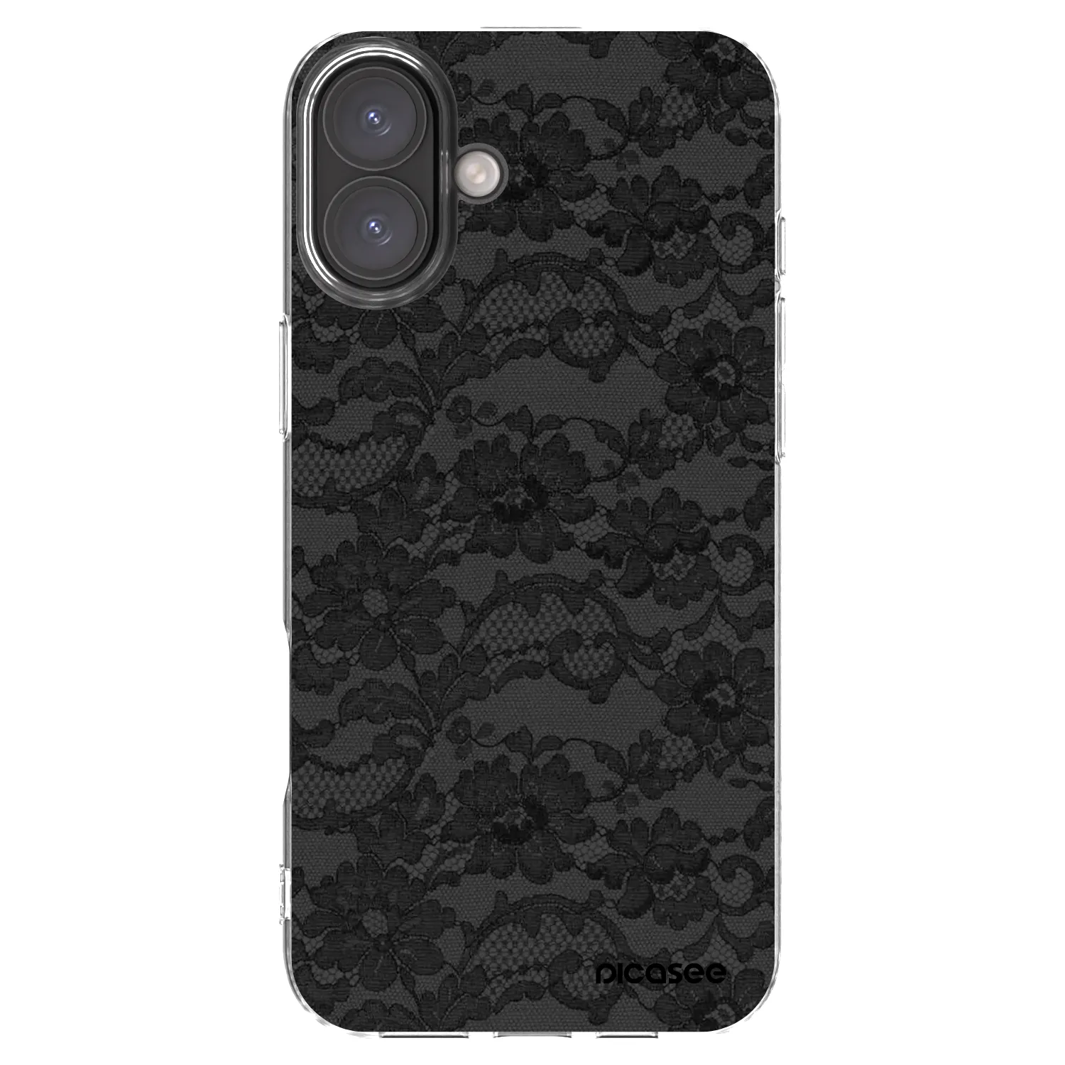 Picasee átlátszó szilikon tok az alábbi mobiltelefonokra Apple iPhone 16 Plus - Dark Elegance