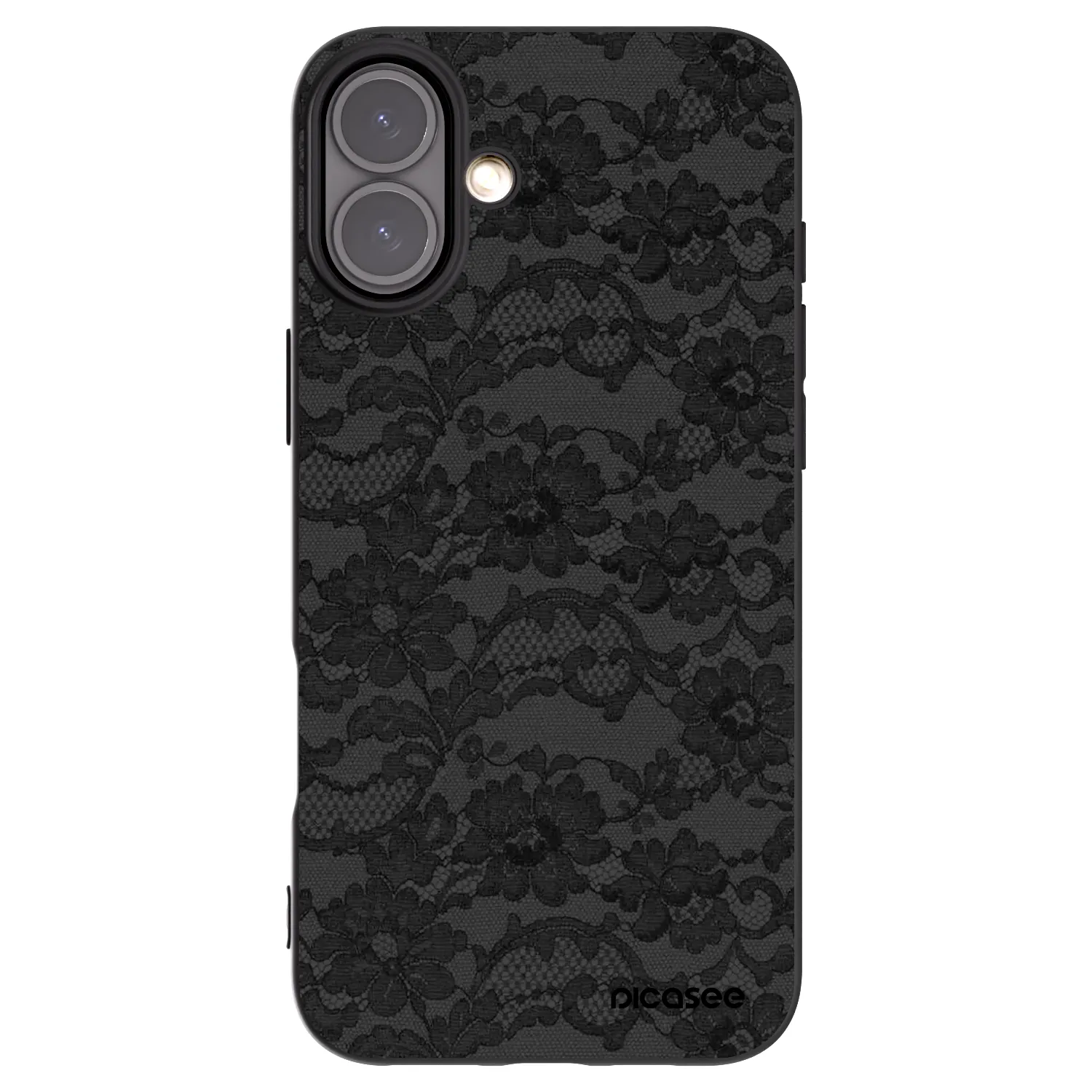 Picasee fekete szilikon tok az alábbi mobiltelefonokra Apple iPhone 16 Plus - Dark Elegance