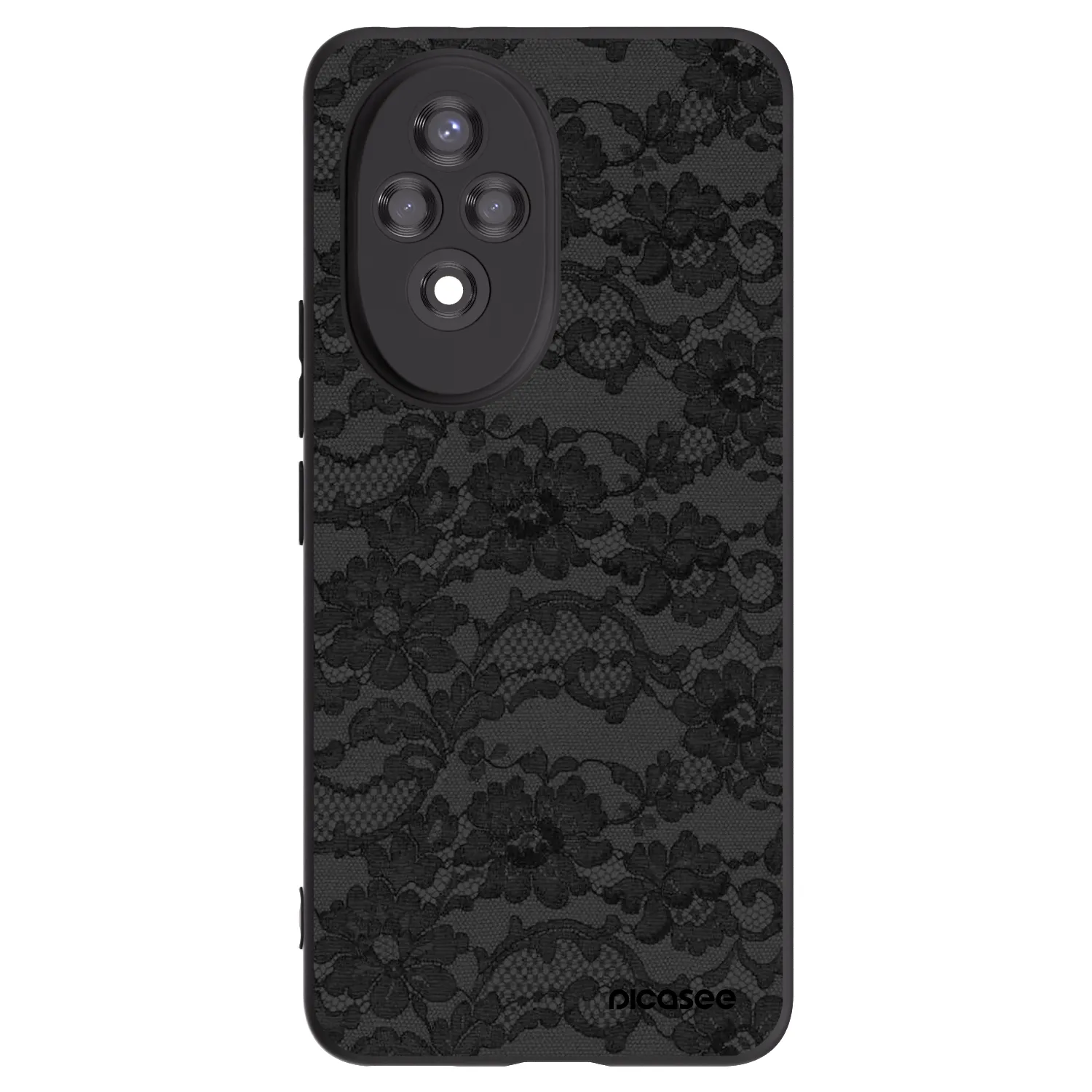 Picasee fekete szilikon tok az alábbi mobiltelefonokra Honor 200 5G - Dark Elegance