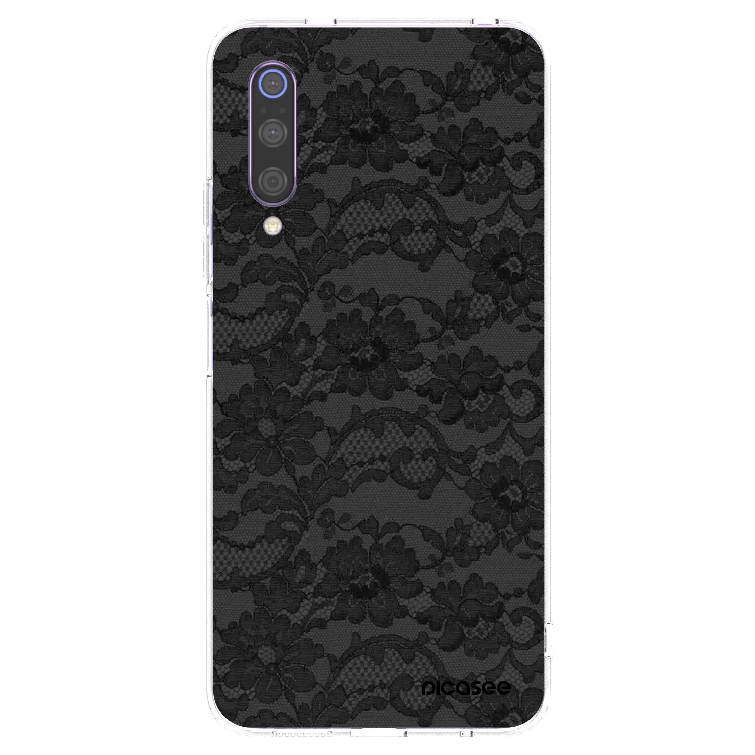 Picasee átlátszó szilikon tok az alábbi mobiltelefonokra Xiaomi Mi 9 - Dark Elegance