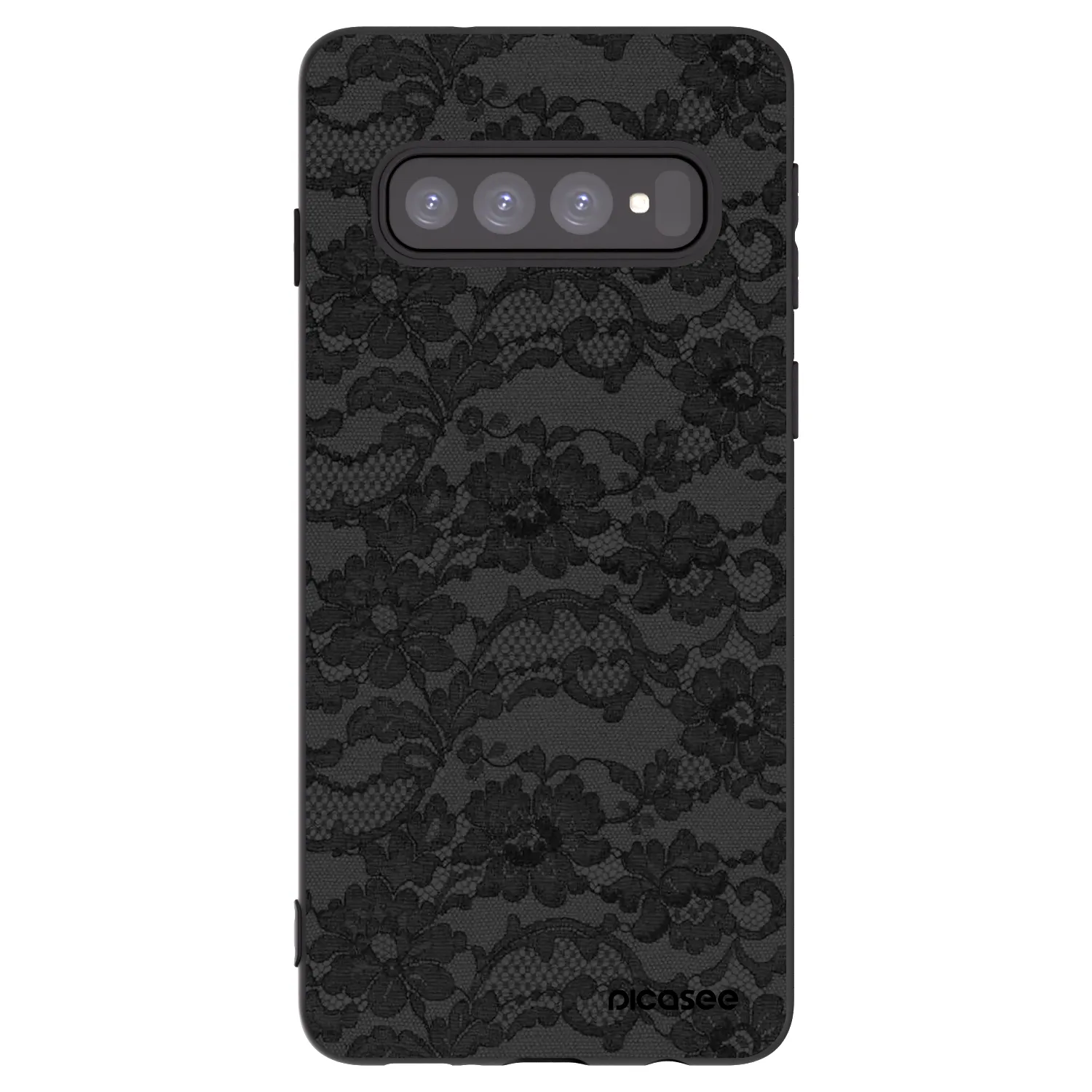 Picasee fekete szilikon tok az alábbi mobiltelefonokra Samsung Galaxy S10 G973 - Dark Elegance