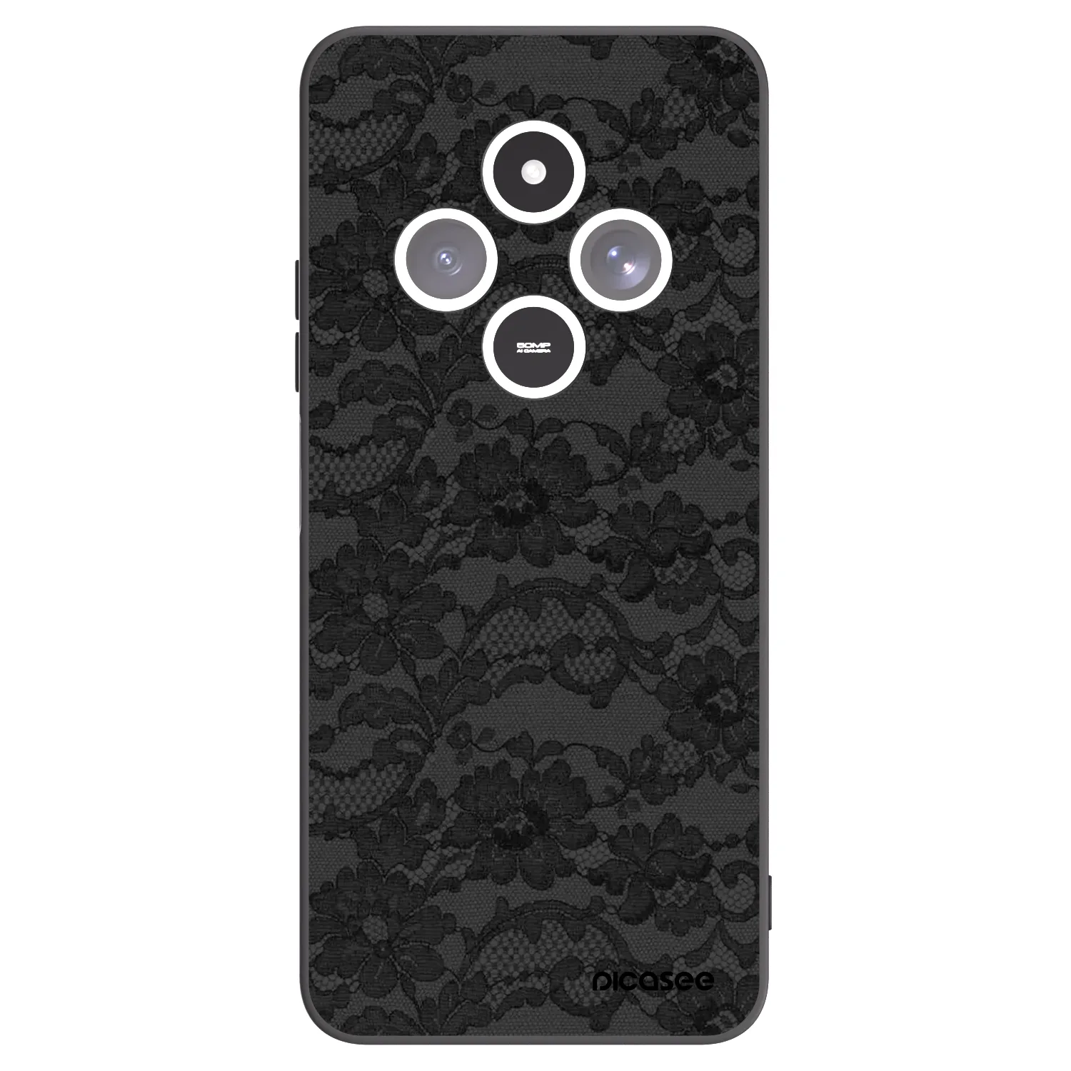 Picasee fekete szilikon tok az alábbi mobiltelefonokra Xiaomi Redmi 14C - Dark Elegance