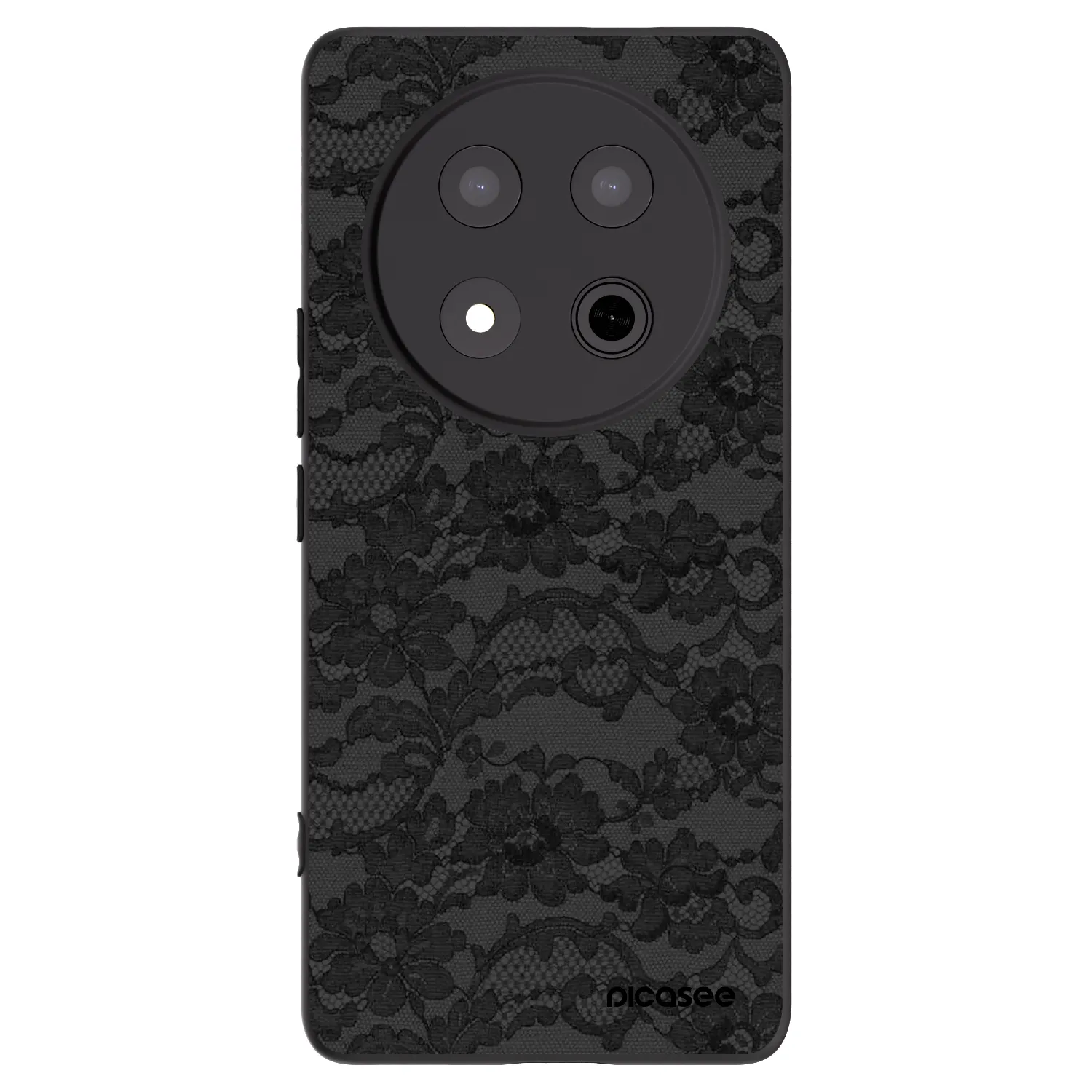 Picasee fekete szilikon tok az alábbi mobiltelefonokra Honor Magic7 Lite 5G - Dark Elegance