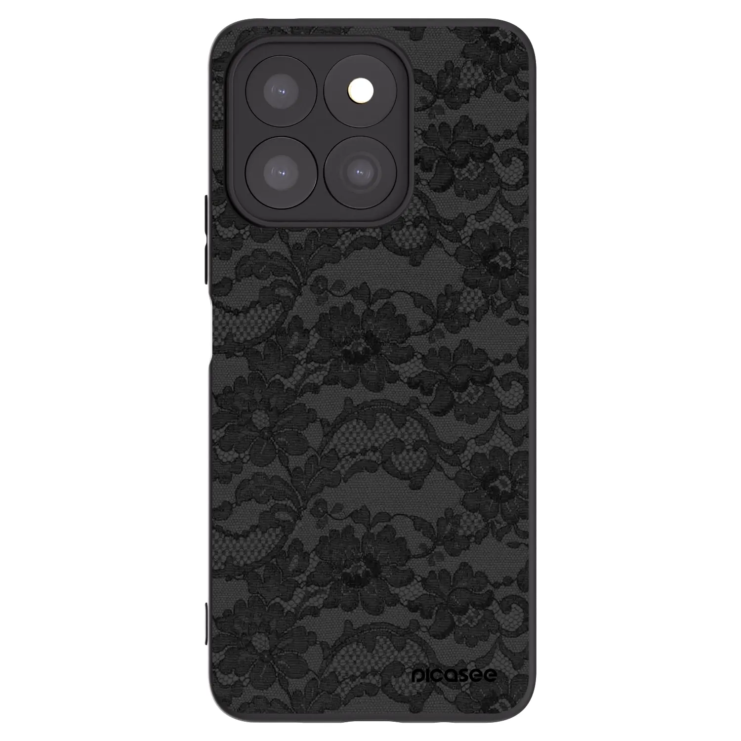 Picasee fekete szilikon tok az alábbi mobiltelefonokra Honor X8c - Dark Elegance