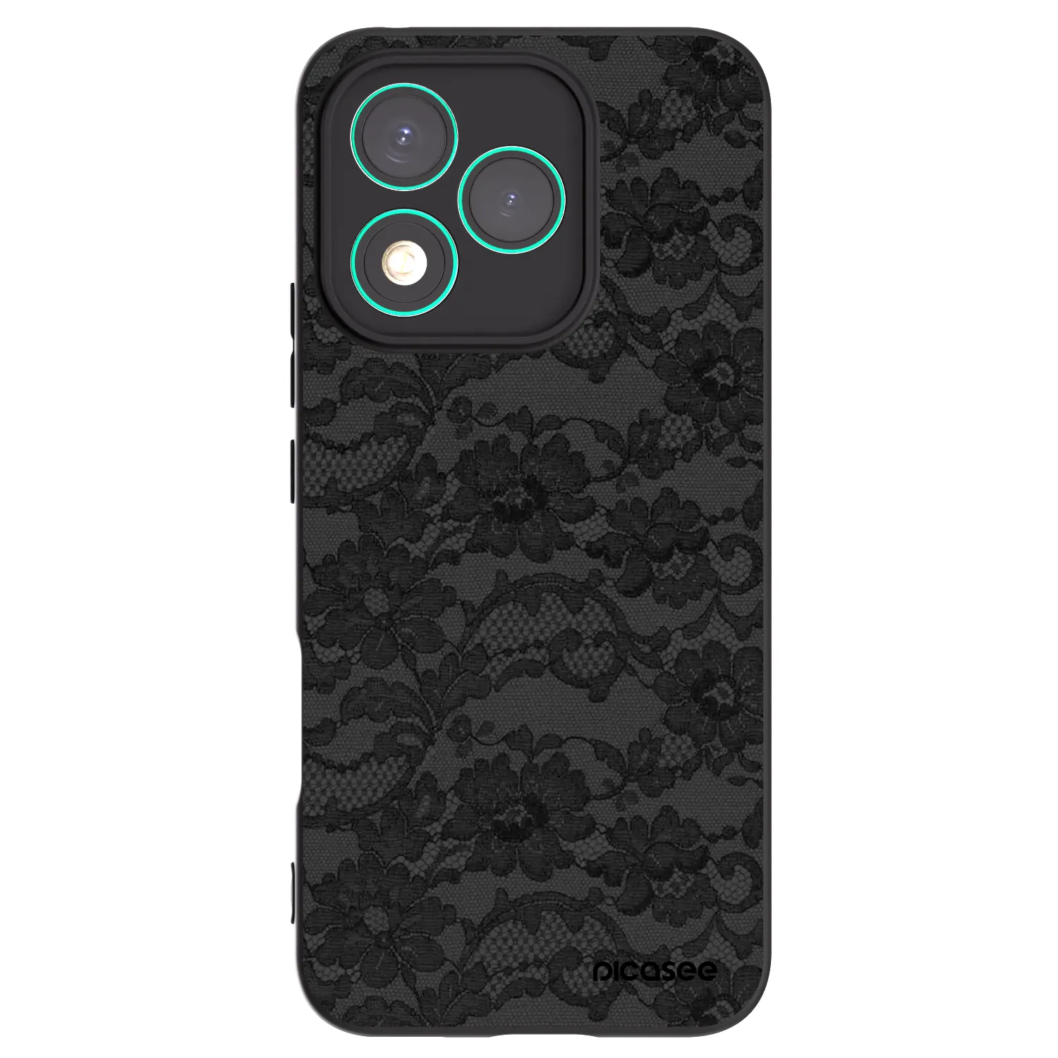 Picasee fekete szilikon tok az alábbi mobiltelefonokra Honor 400 Lite 5G - Dark Elegance