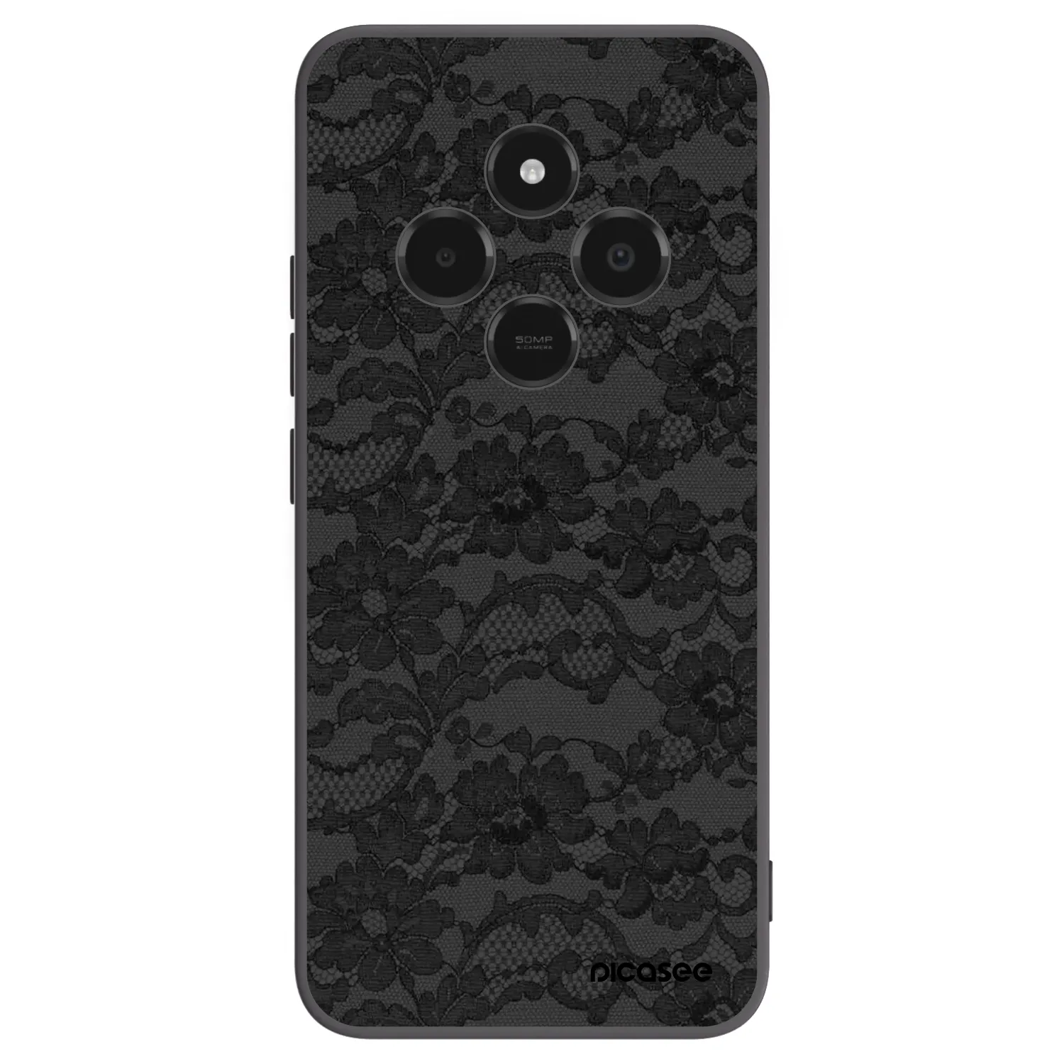 Picasee fekete szilikon tok az alábbi mobiltelefonokra Xiaomi Poco C75 - Dark Elegance