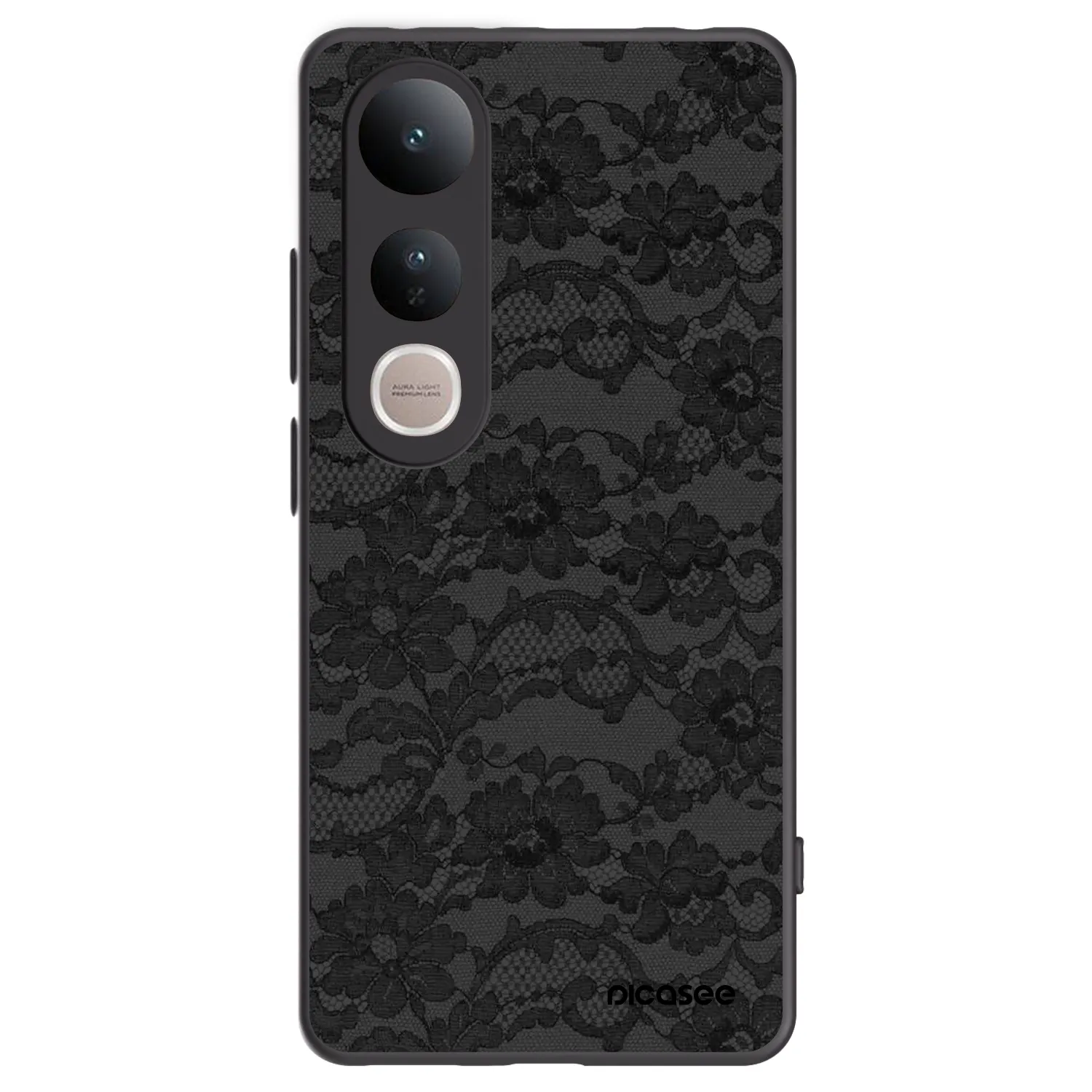 Picasee fekete szilikon tok az alábbi mobiltelefonokra Vivo V50 Lite 5G - Dark Elegance