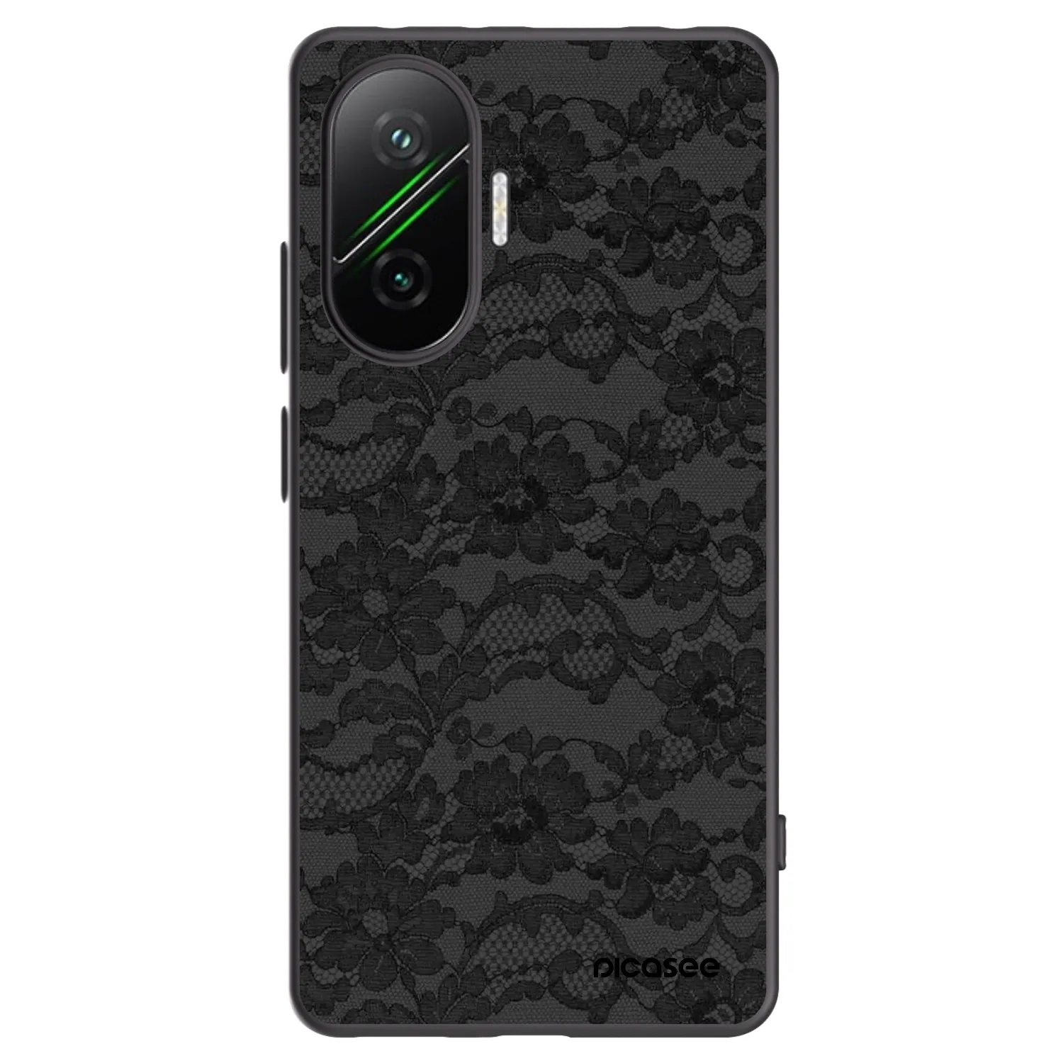 Picasee fekete szilikon tok az alábbi mobiltelefonokra Xiaomi Poco F7 5G - Dark Elegance