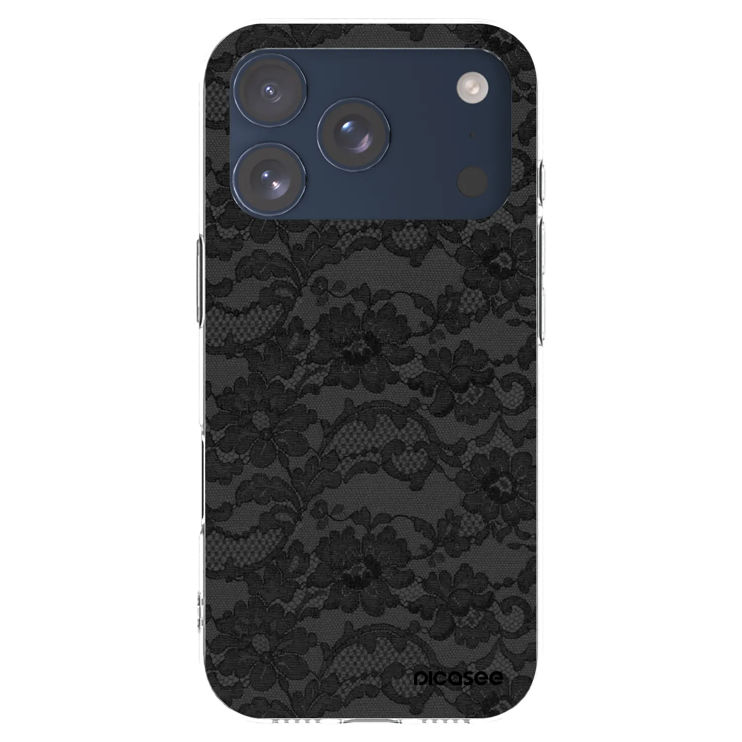 Picasee átlátszó szilikon tok az alábbi mobiltelefonokra Apple iPhone 17 Pro - Dark Elegance