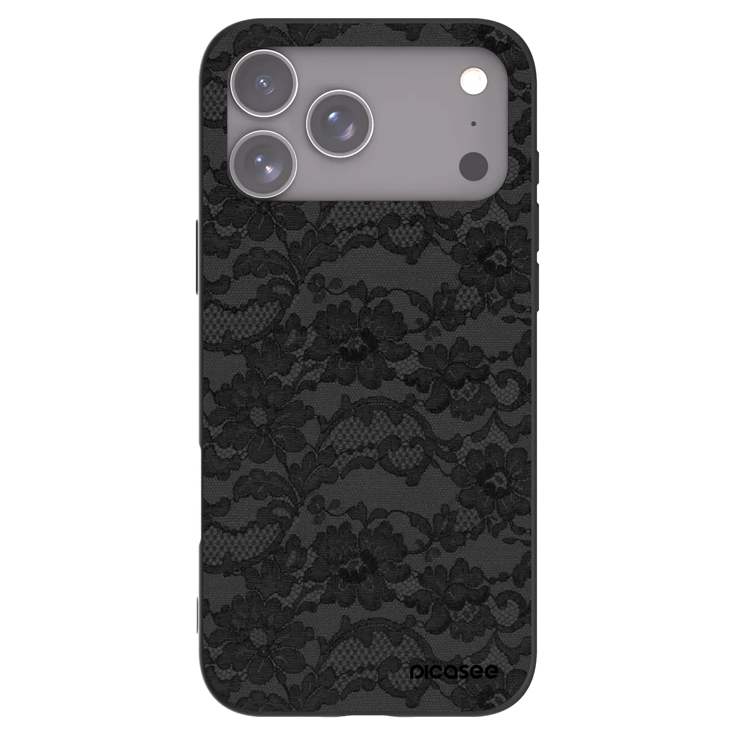 Picasee fekete szilikon tok az alábbi mobiltelefonokra Apple iPhone 17 Pro Max - Dark Elegance
