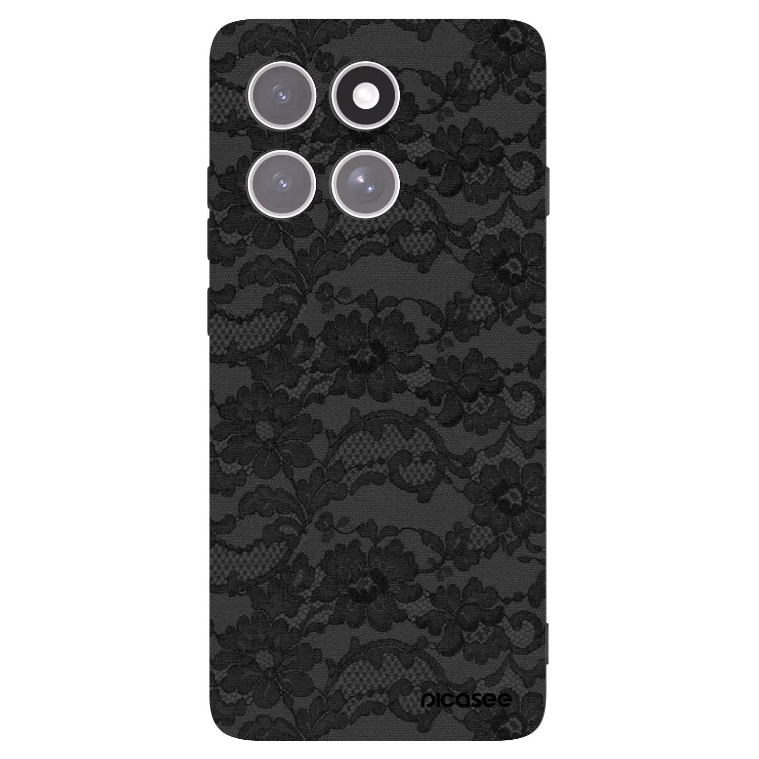 Picasee fekete szilikon tok az alábbi mobiltelefonokra Motorola Edge 60 Pro - Dark Elegance