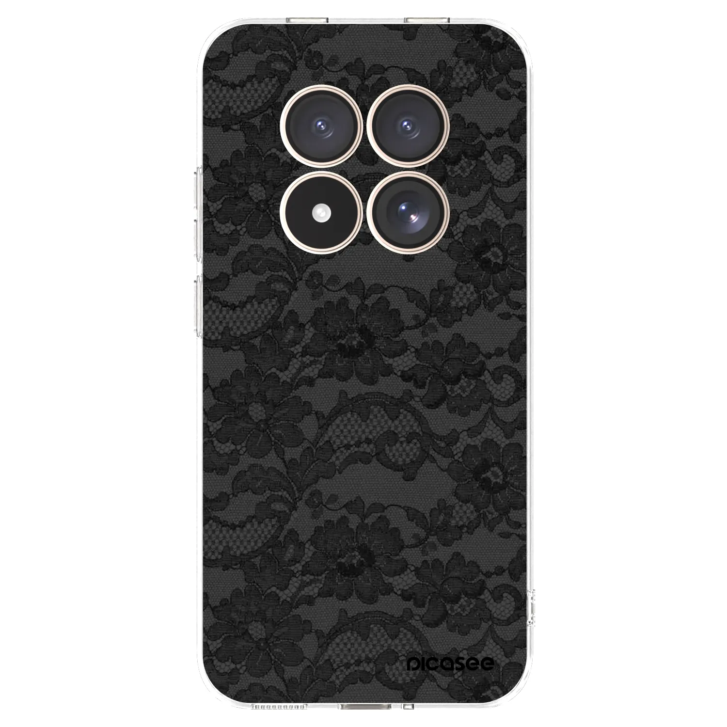 Picasee átlátszó szilikon tok az alábbi mobiltelefonokra Xiaomi Redmi Note 15 Pro 4G - Dark Elegance