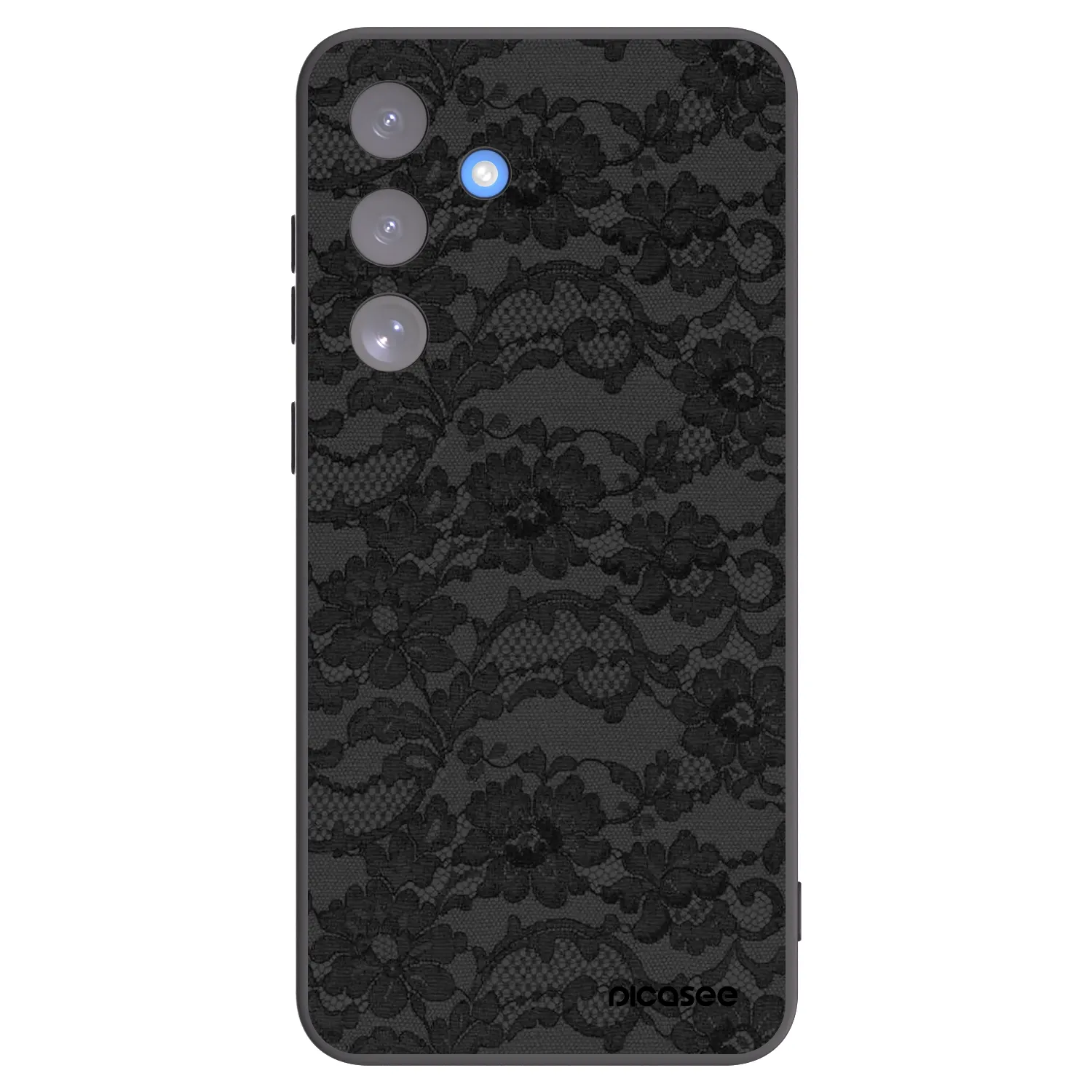Picasee fekete szilikon tok az alábbi mobiltelefonokra Samsung Galaxy S25 FE 5G - Dark Elegance