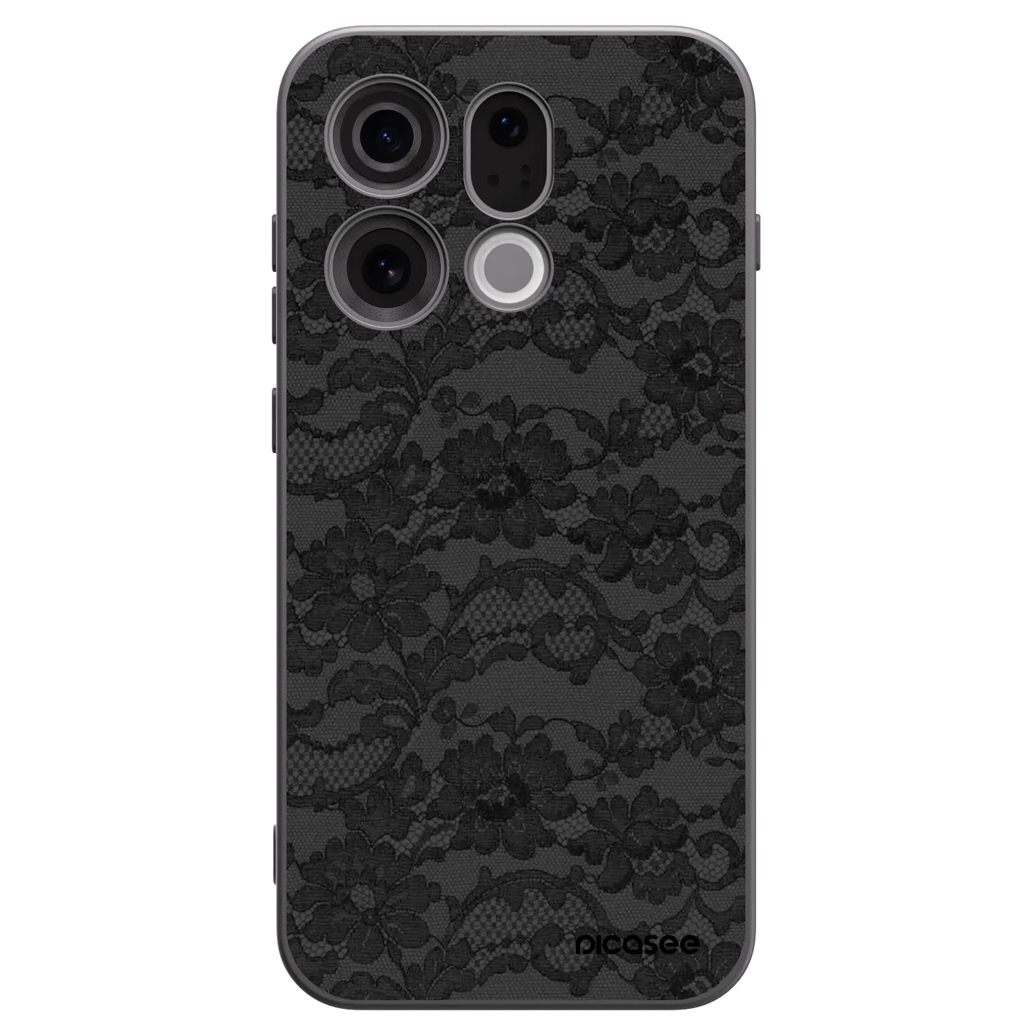 Picasee fekete szilikon tok az alábbi mobiltelefonokra OPPO Find X9 - Dark Elegance