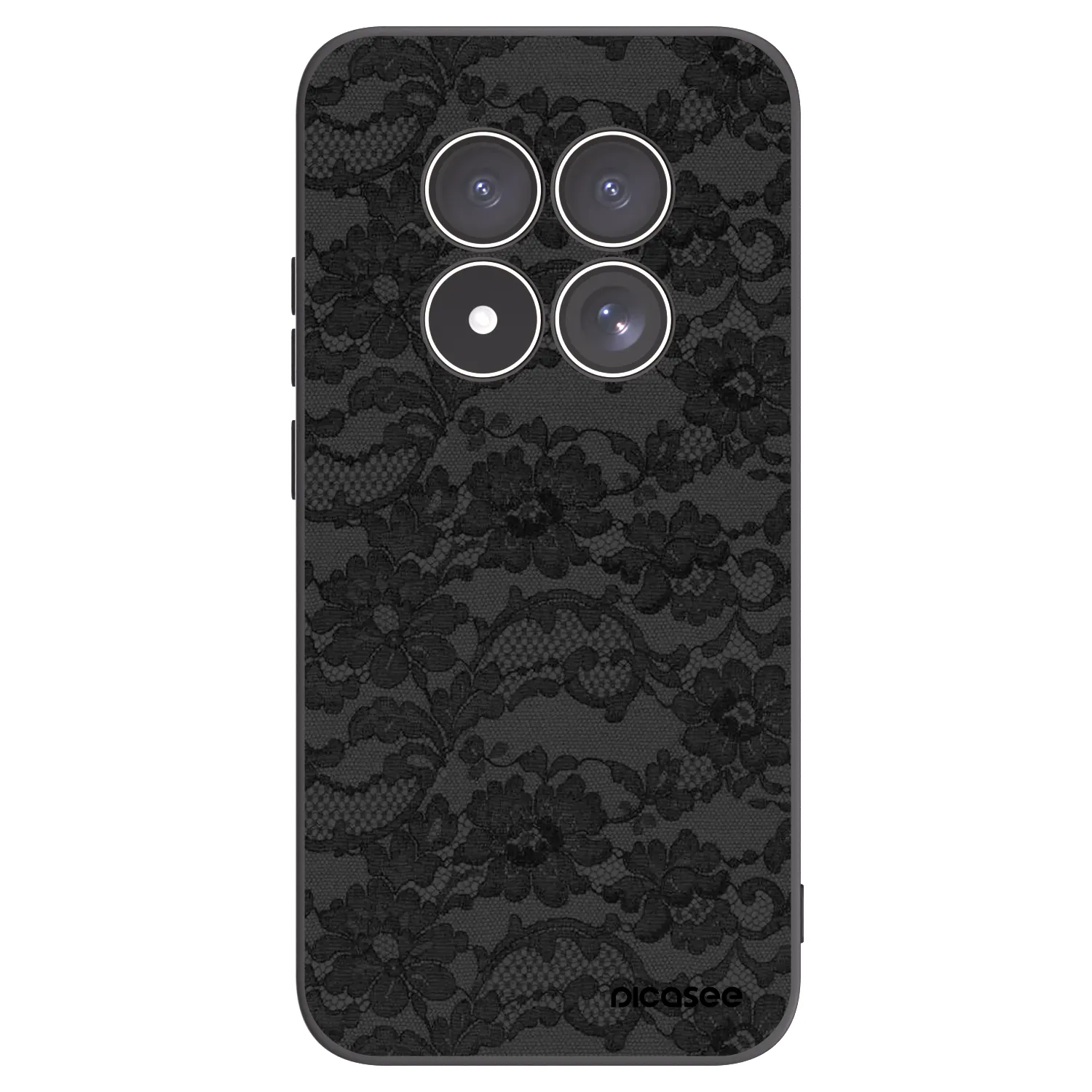 Picasee fekete szilikon tok az alábbi mobiltelefonokra Xiaomi Redmi Note 15 Pro 5G - Dark Elegance