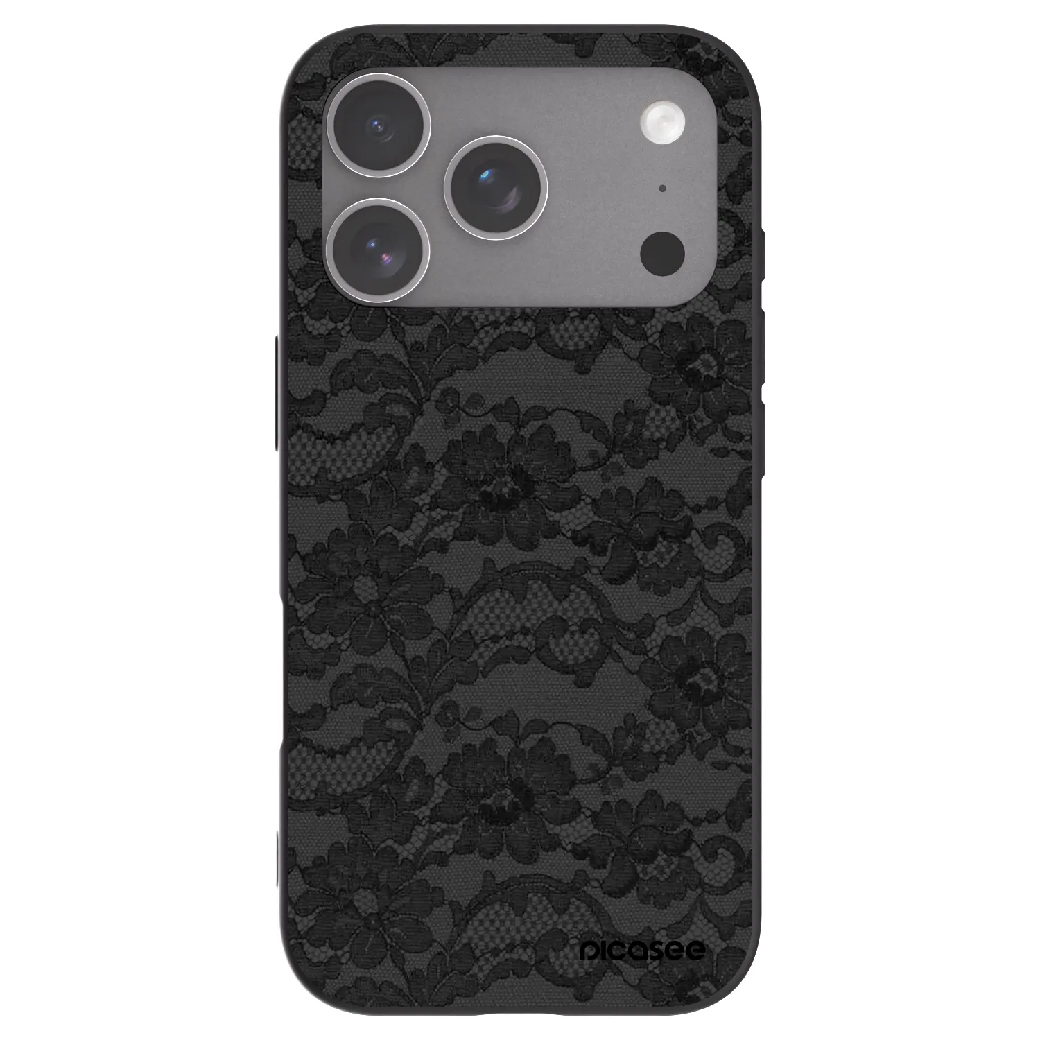 Picasee fekete szilikon tok az alábbi mobiltelefonokra Apple iPhone 18 Pro - Dark Elegance