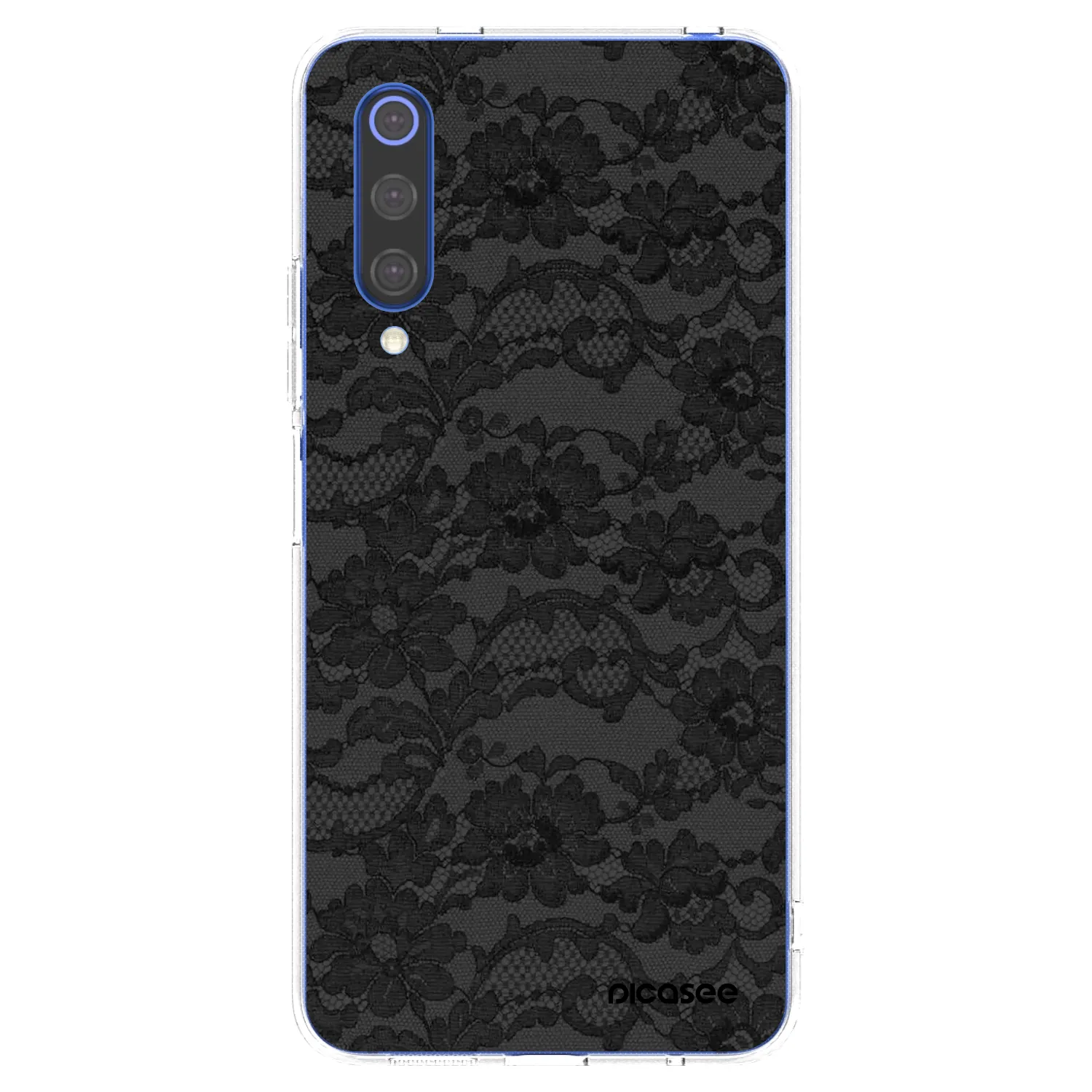Picasee átlátszó szilikon tok az alábbi mobiltelefonokra Xiaomi Mi 9 SE - Dark Elegance