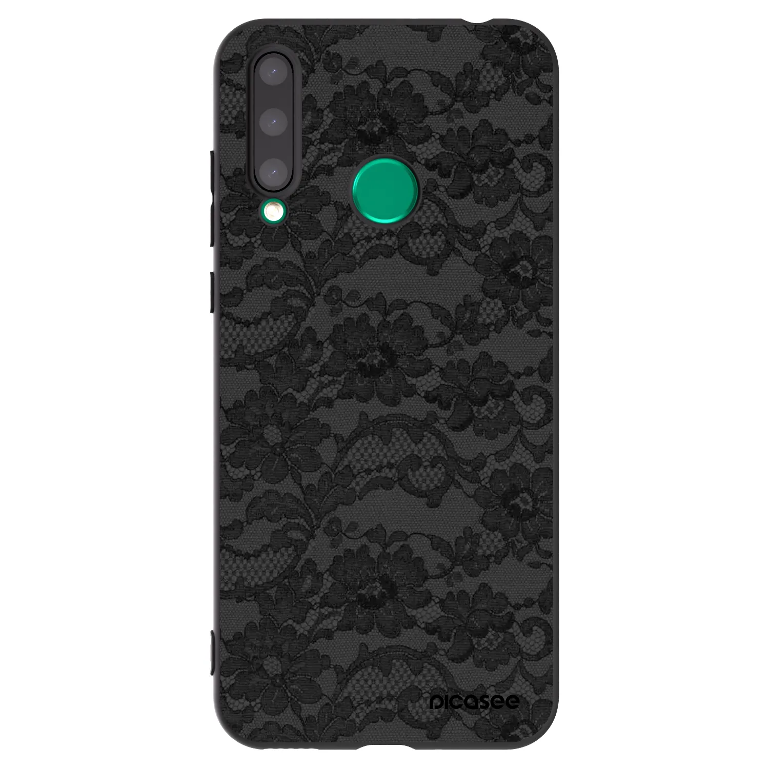 Picasee fekete szilikon tok az alábbi mobiltelefonokra Honor 20 Lite - Dark Elegance