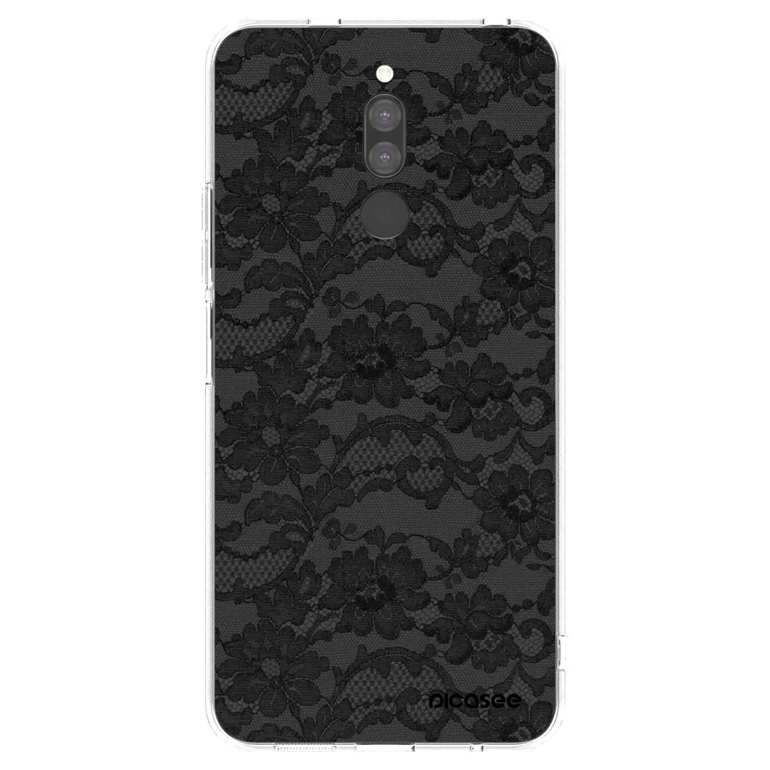 Picasee átlátszó szilikon tok az alábbi mobiltelefonokra Xiaomi Redmi 8 - Dark Elegance